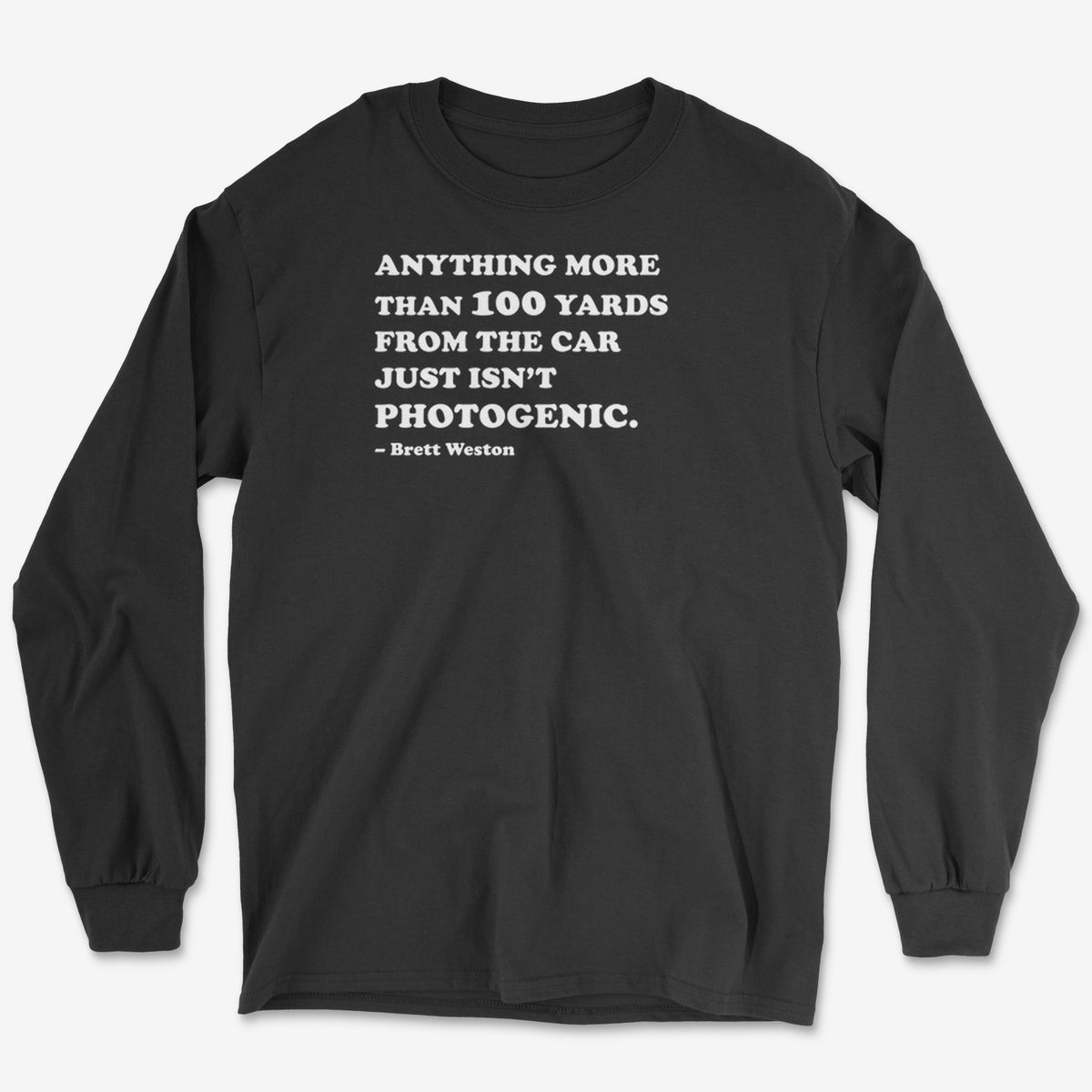 100 Yards Long Sleeve Tee