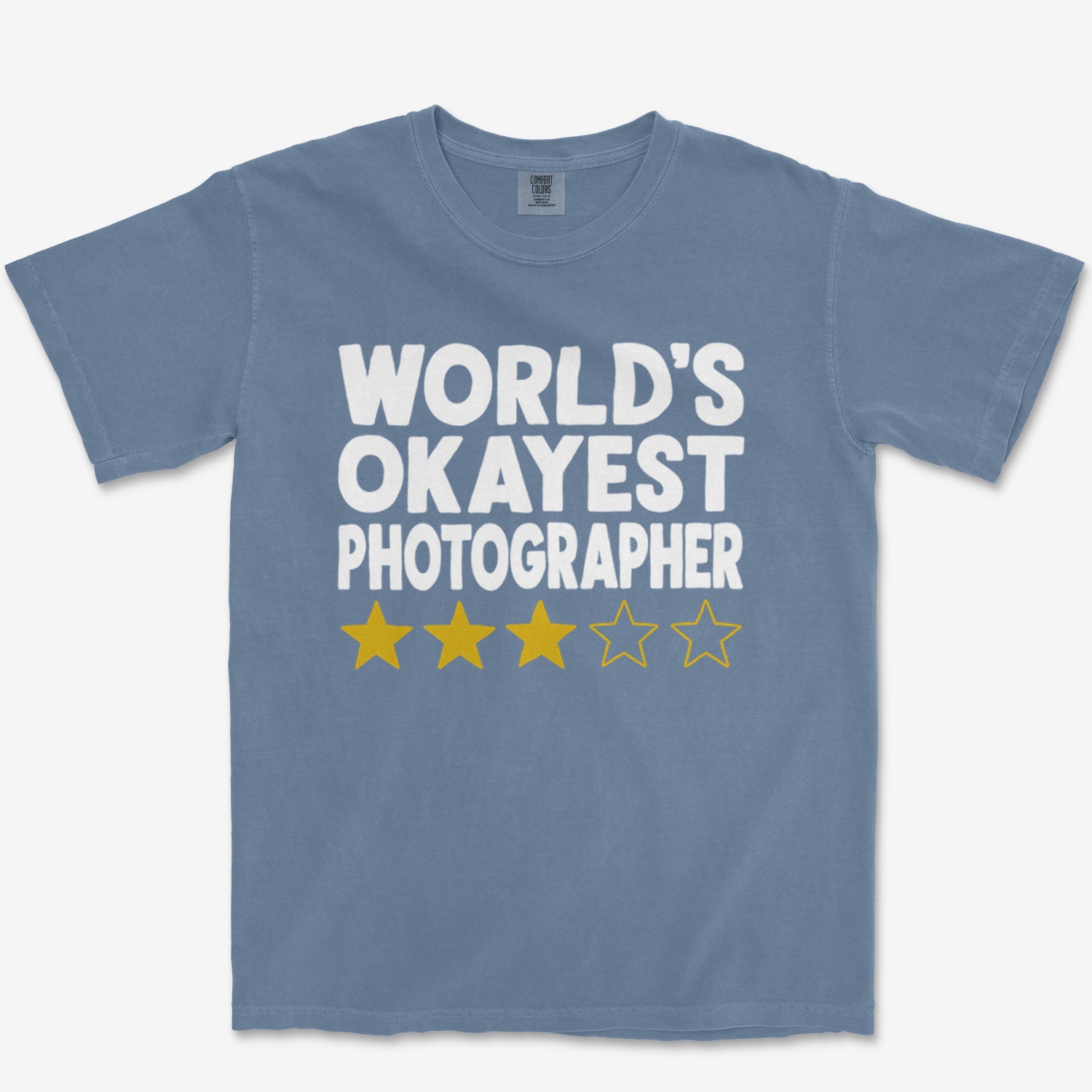 3 Star Photographer Heavyweight Tee