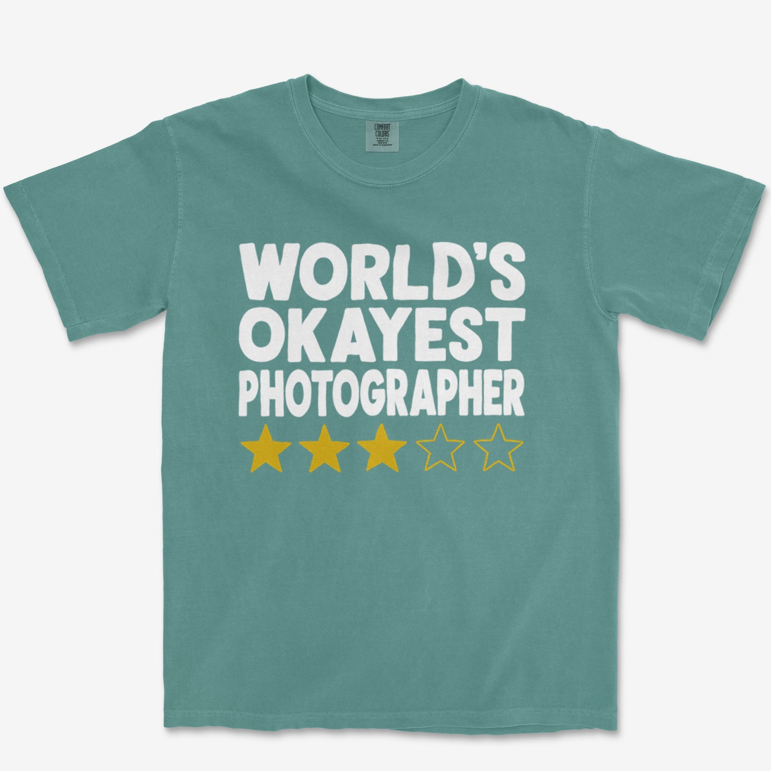 3 Star Photographer Heavyweight Tee