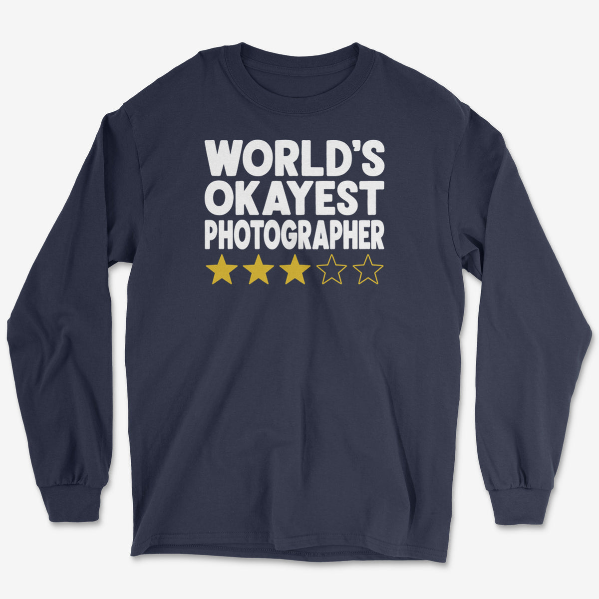 3 Star Photographer Long Sleeve Tee