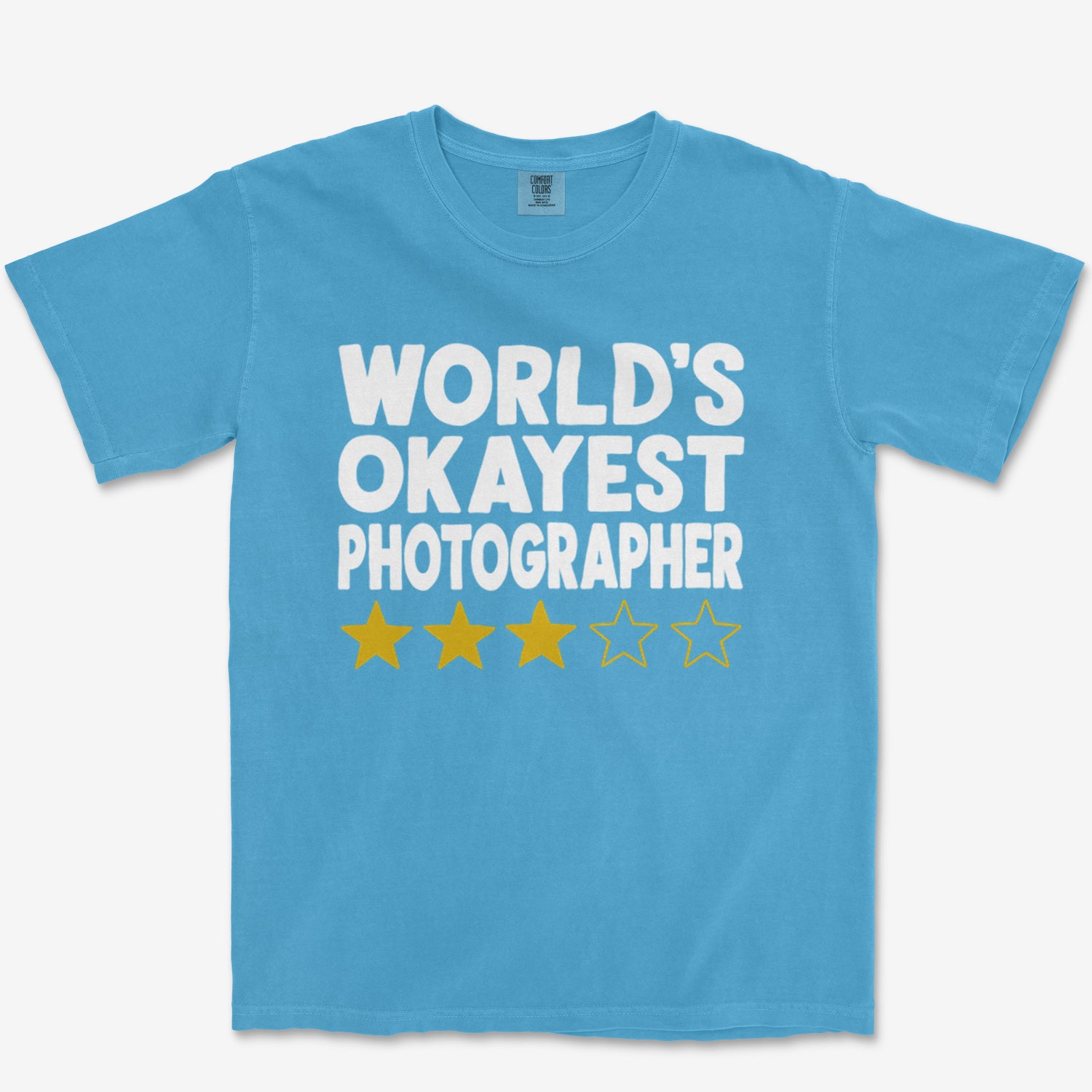 3 Star Photographer Heavyweight Tee