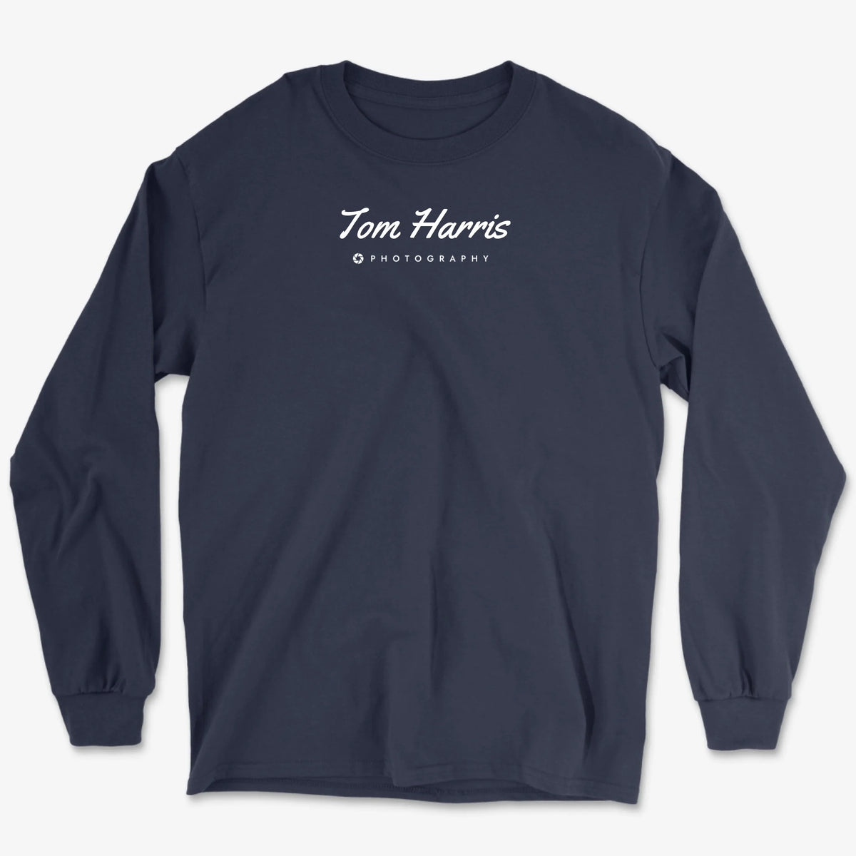 Custom Signature Long Sleeve - Navy