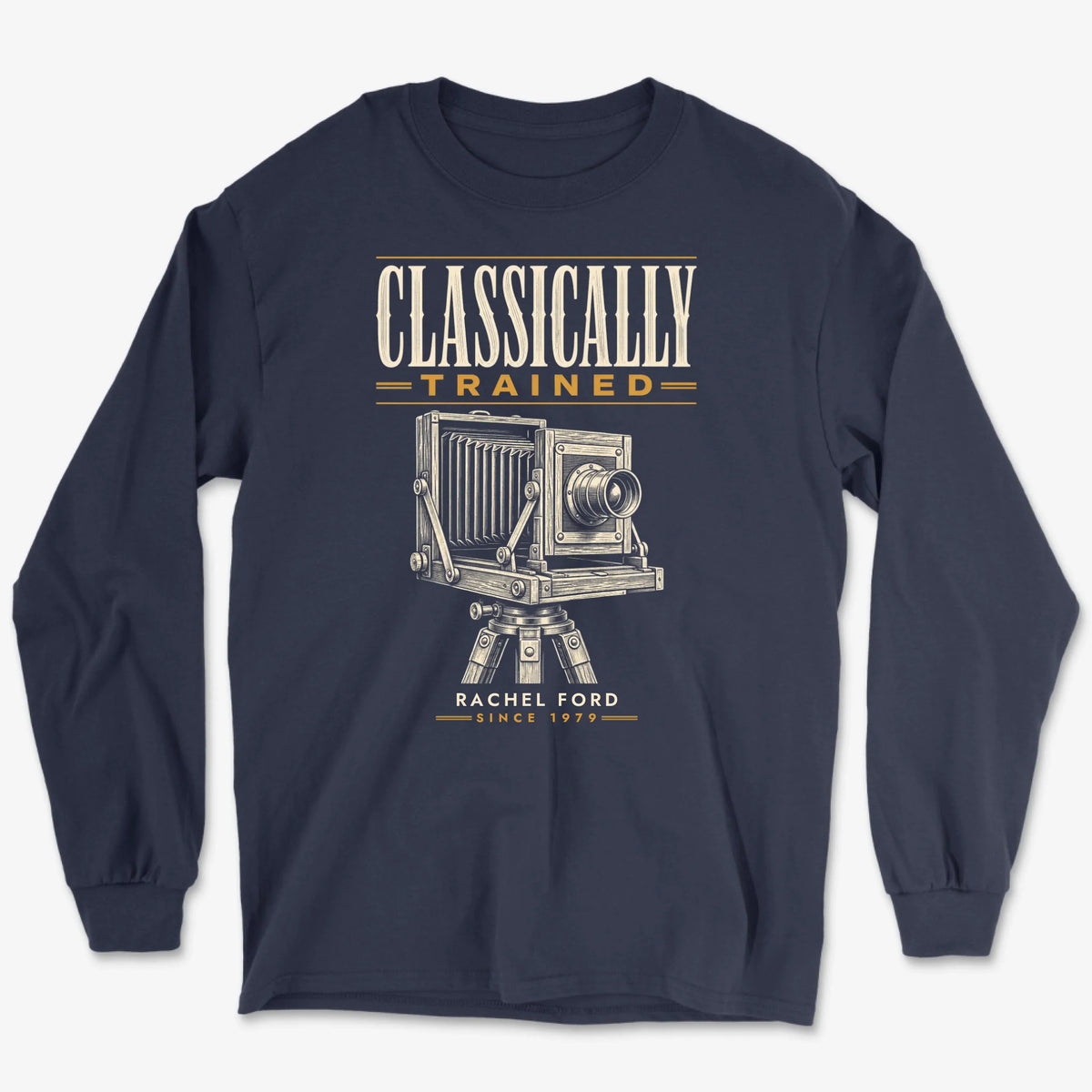 Custom Classically Trained Long Sleeve - Navy