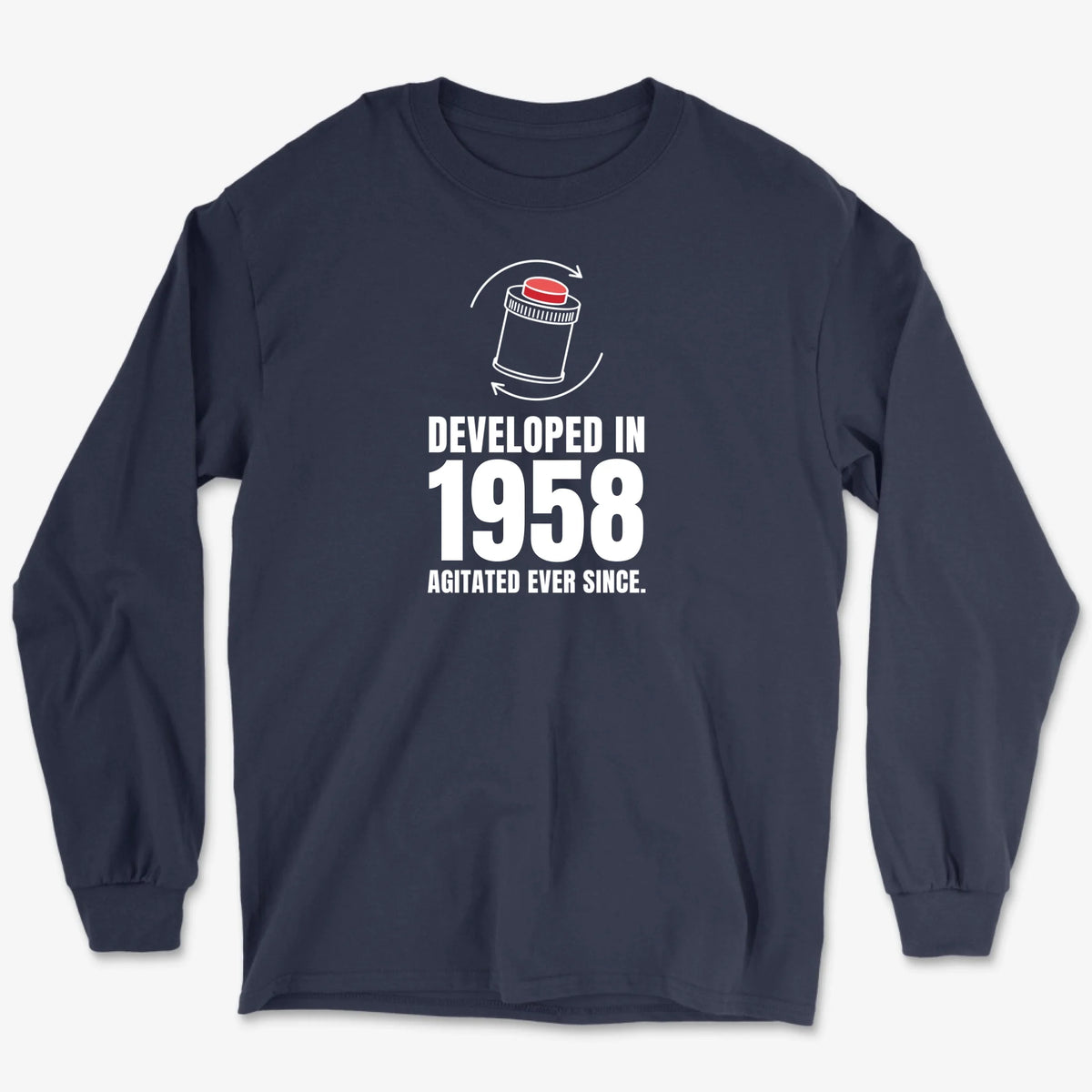 Custom Agitated Ever Since Long Sleeve - Navy