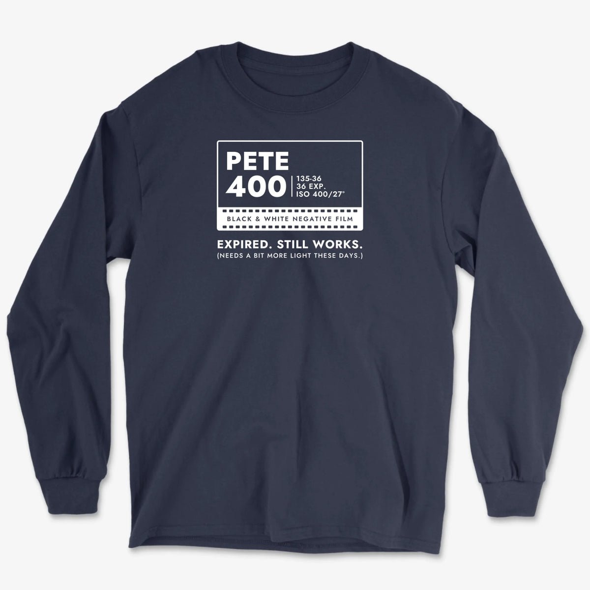 Custom Film Box Long Sleeve - Navy