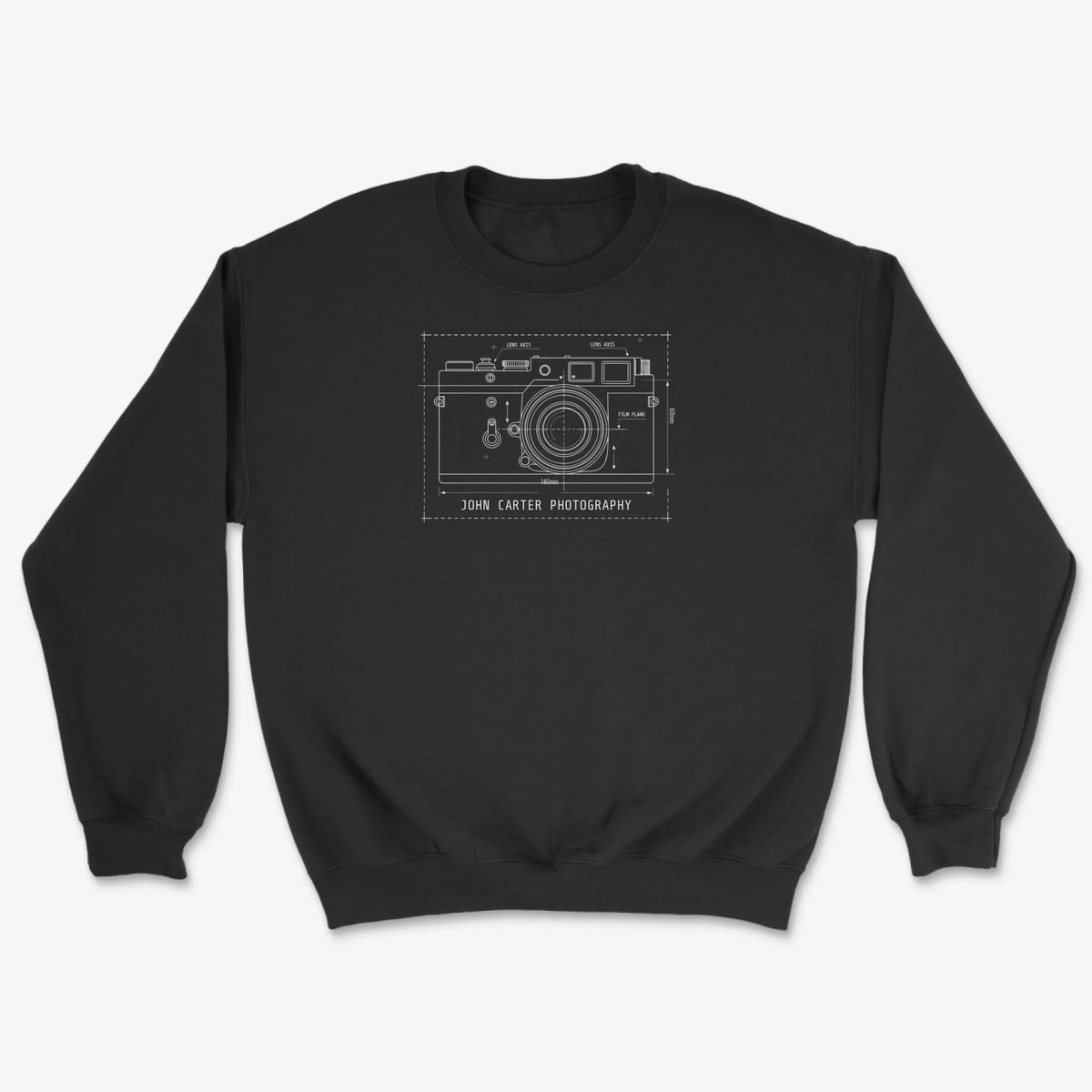 Custom 35mm Rangefinder Sweatshirt - Black