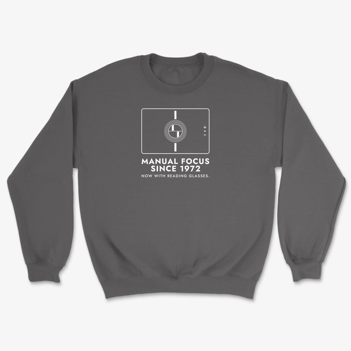 Custom Manual Focus Sweatshirt - Charcoal