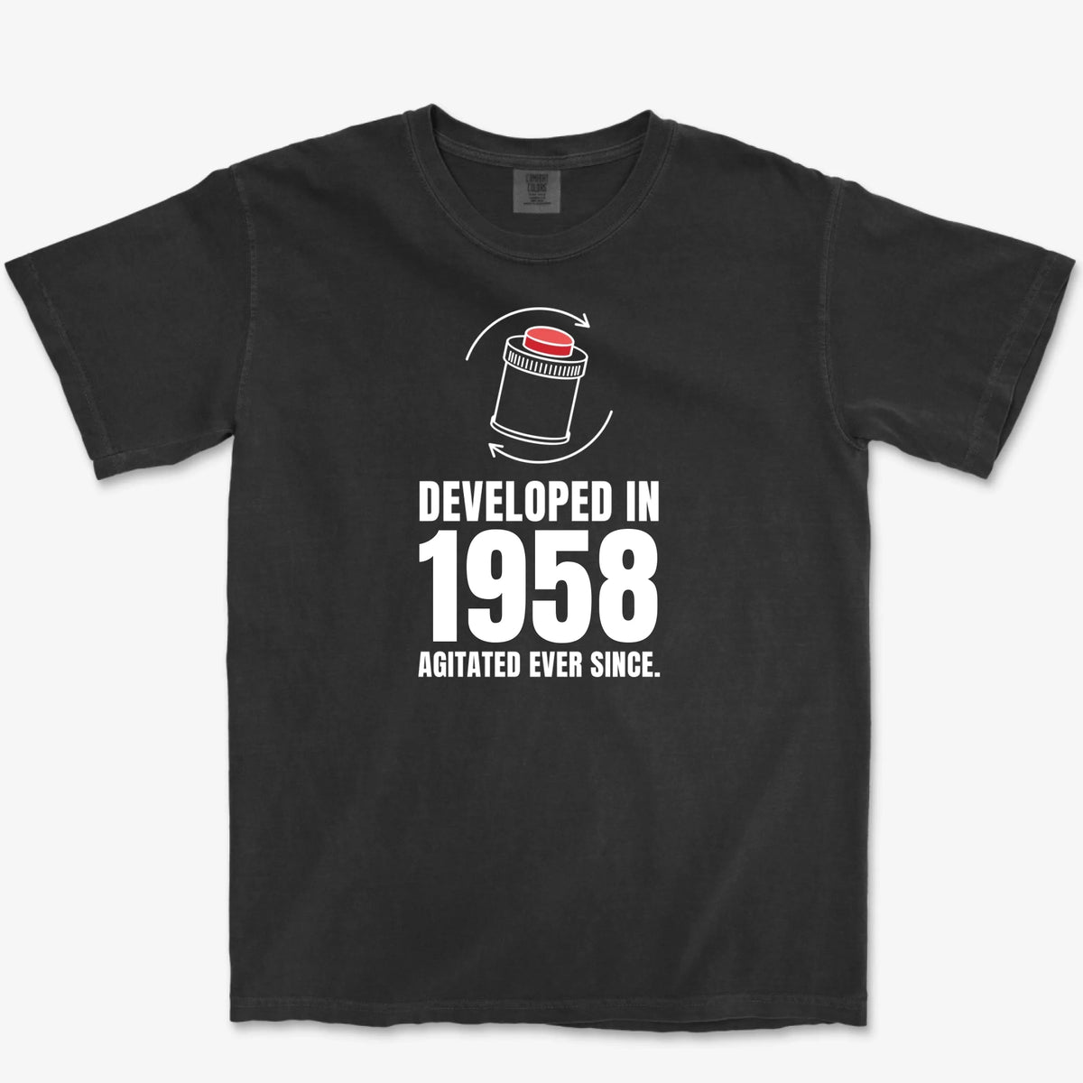 Custom Agitated Ever Since Heavyweight Tee - Black