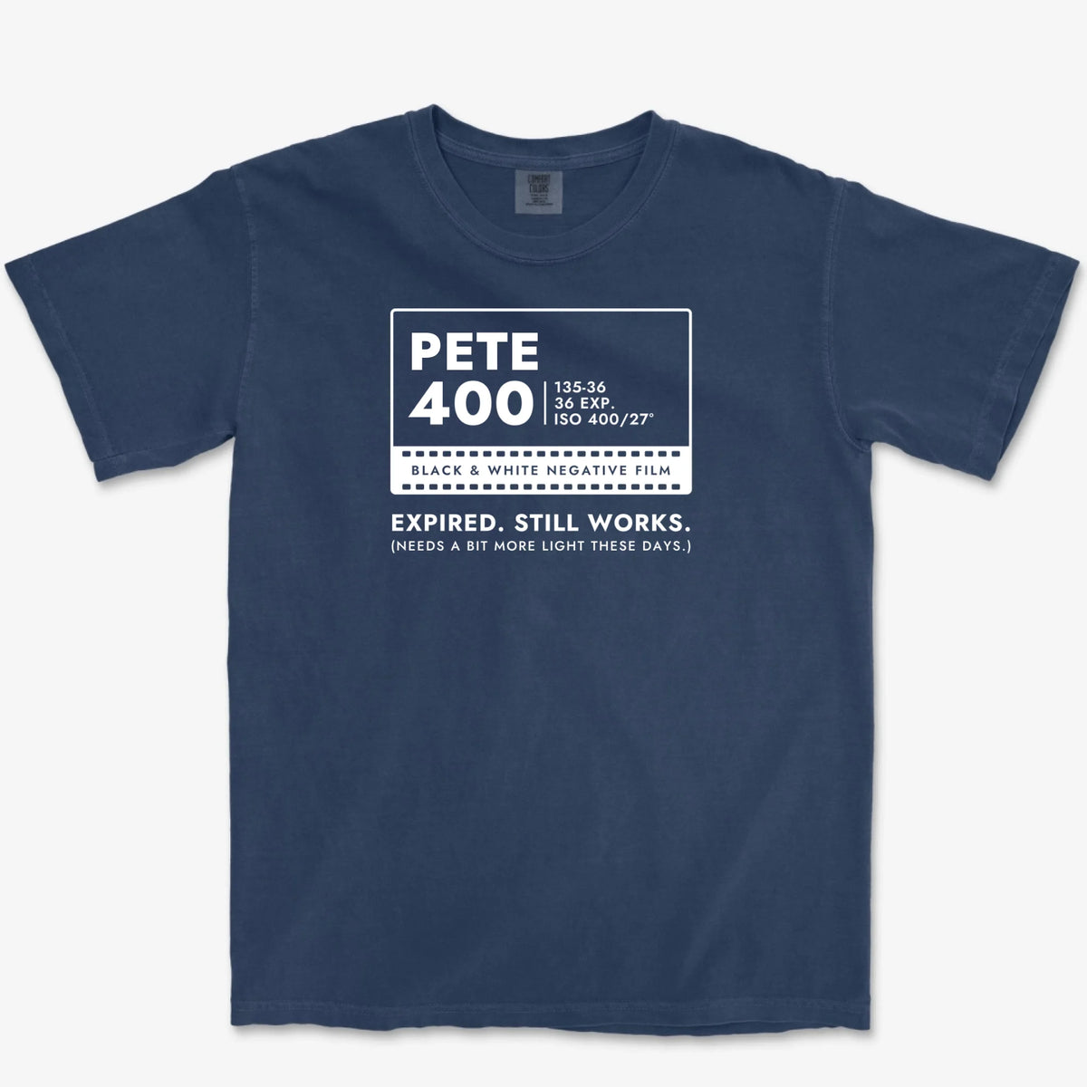 Custom Film Box Heavyweight Tee - True Navy