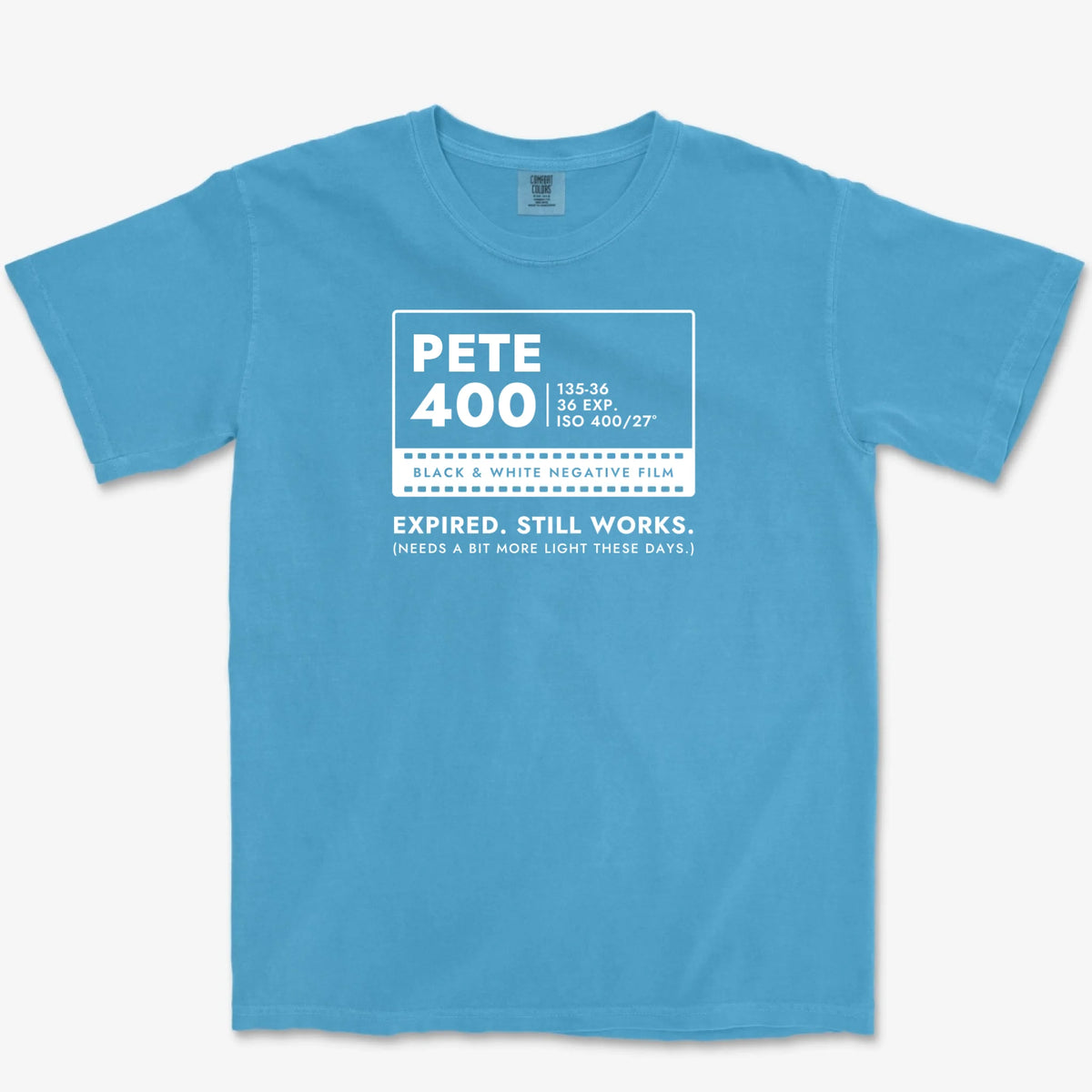 Custom Film Box Heavyweight Tee - Royal Caribe