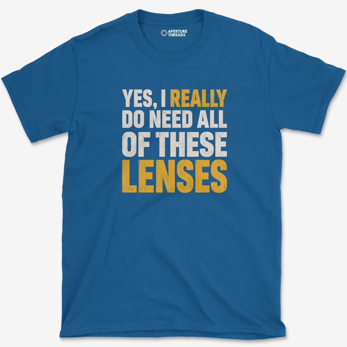 All Of These Lenses T-Shirt — royal