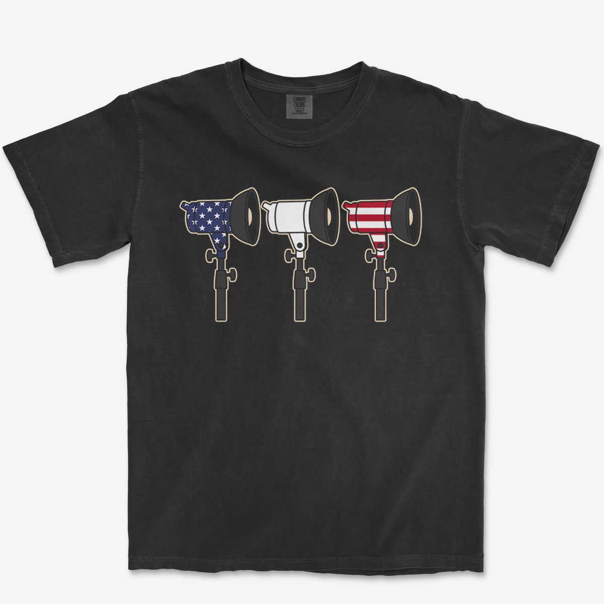 American Strobes Heavyweight Tee