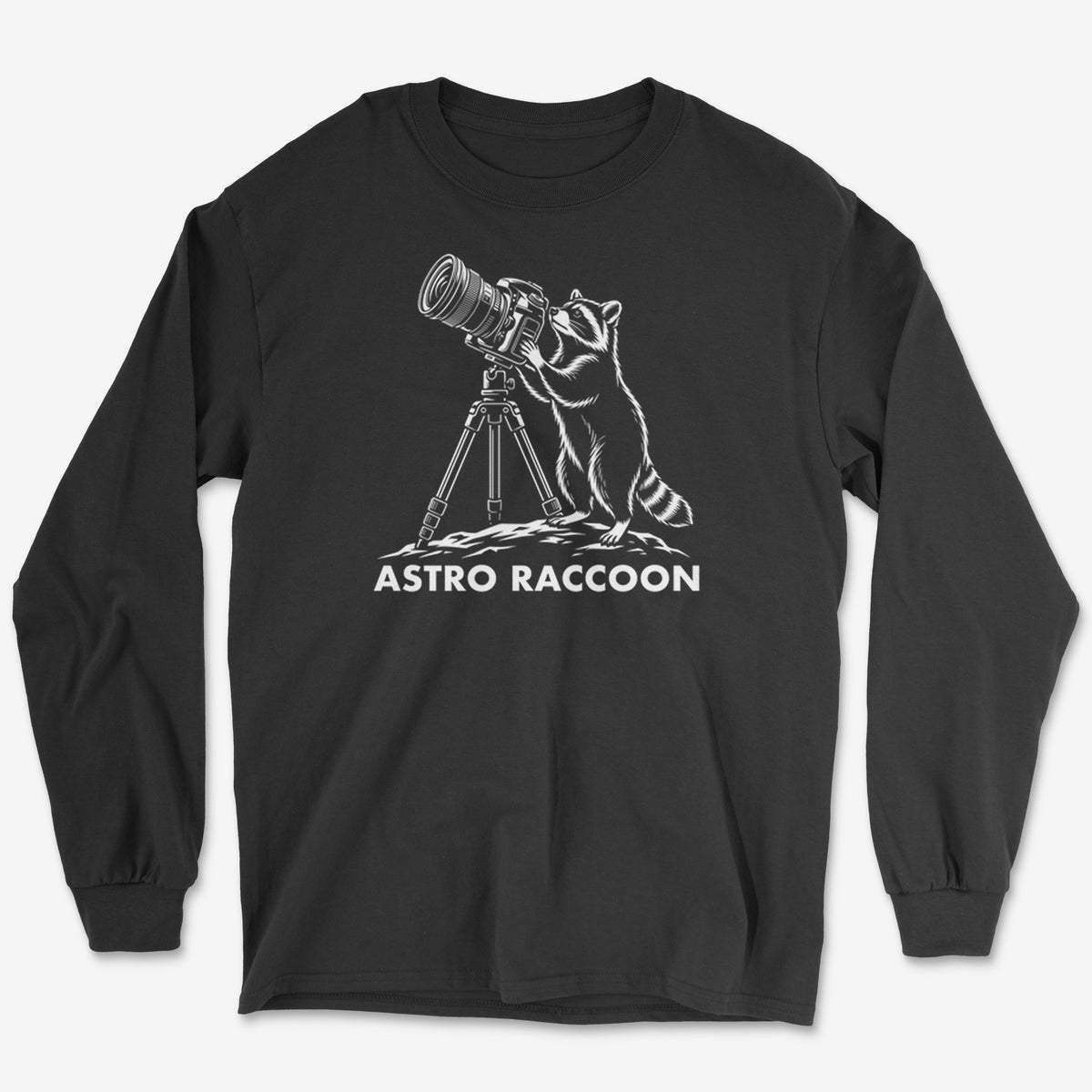 Astro Raccoon Long Sleeve Tee