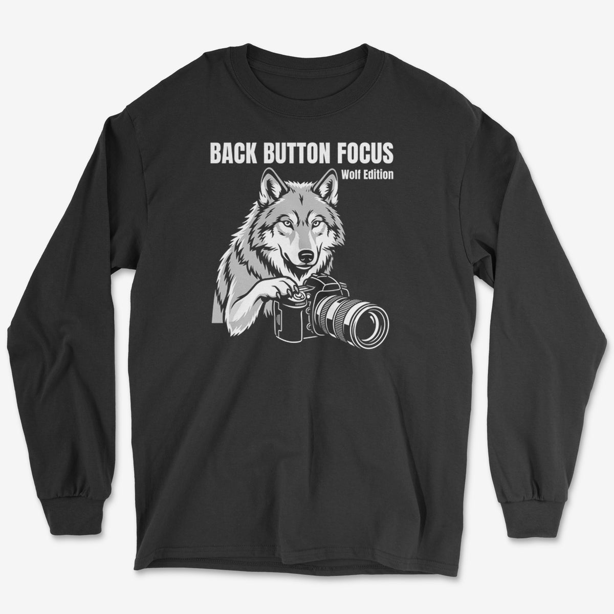 Back Button Focus Long Sleeve Tee