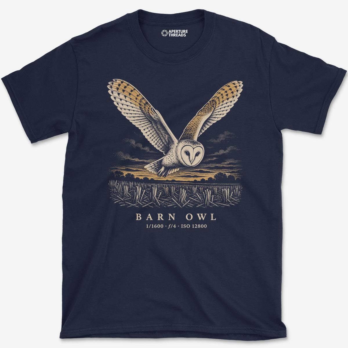 Barn Owl Plate T-Shirt