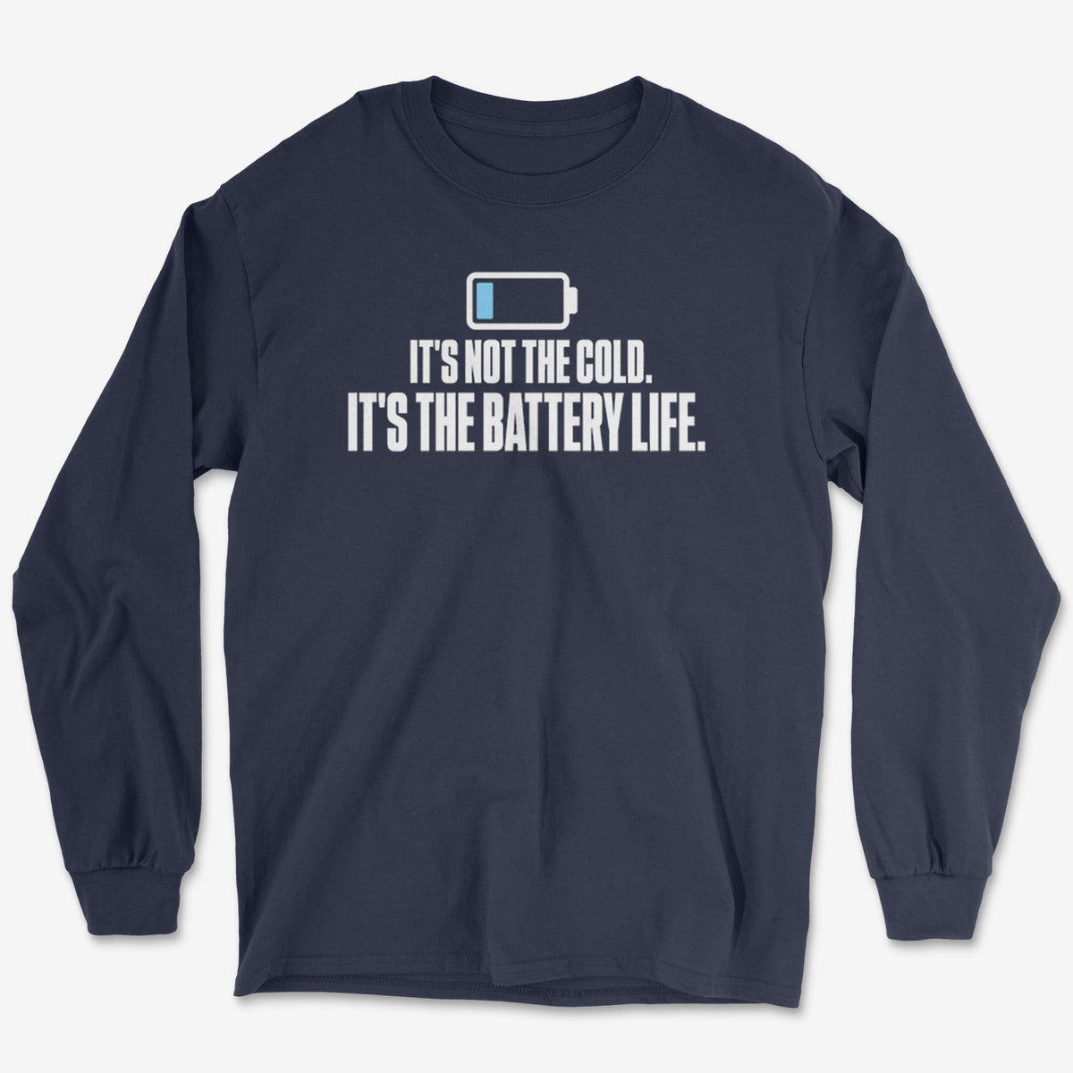 Battery Life Long Sleeve Tee
