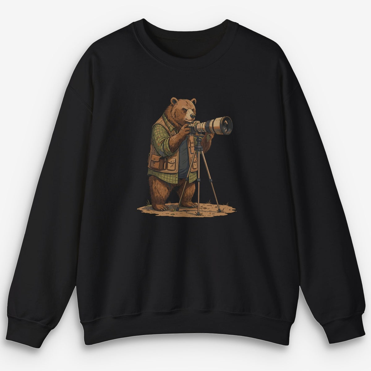 Bear Photographer Sweatshirt