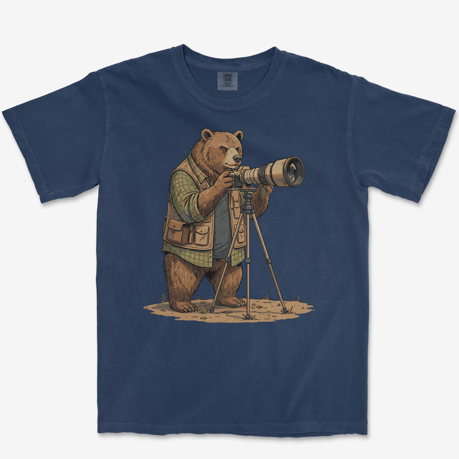 Bear Photographer Heavyweight Tee