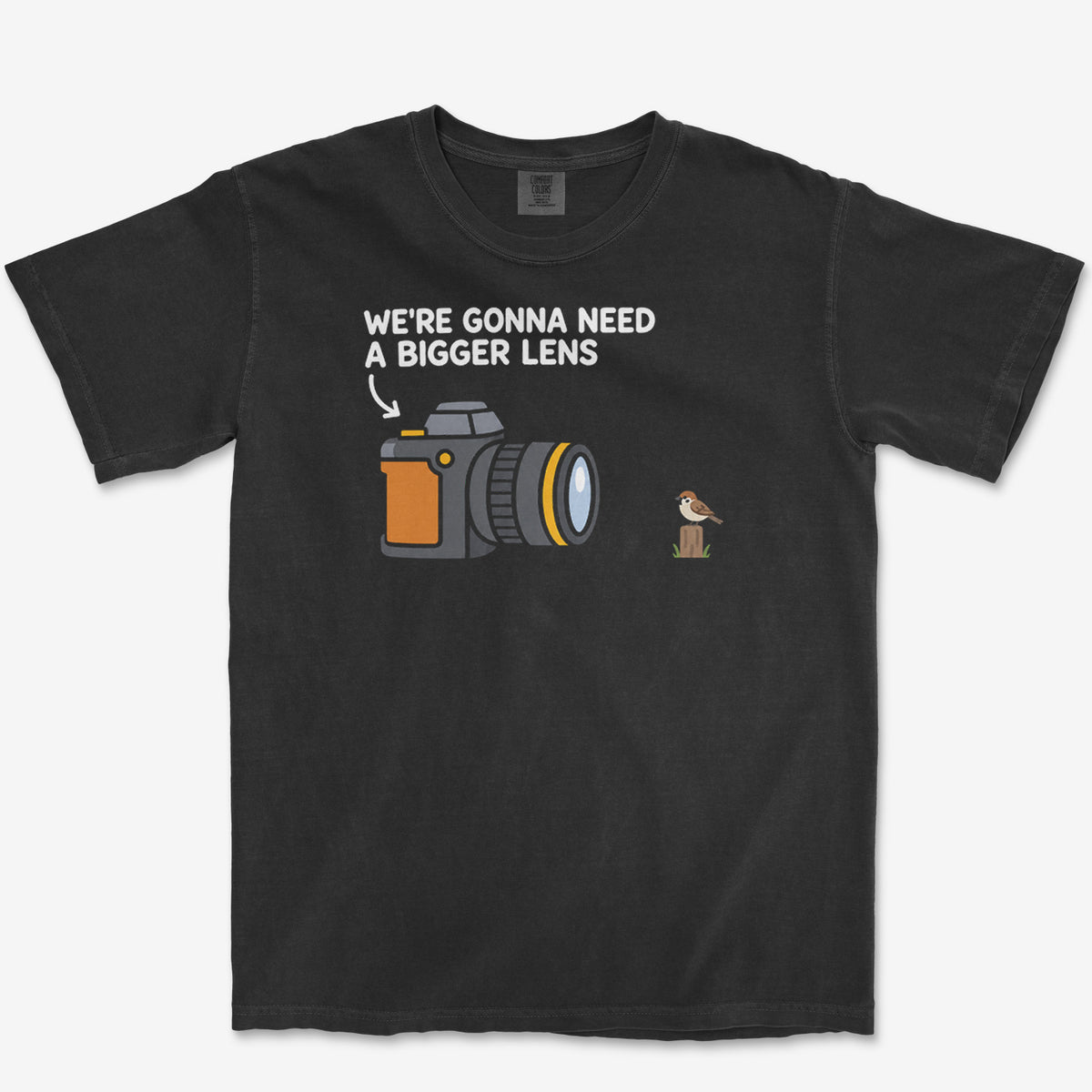 Bigger Lens Sparrow Tee — black
