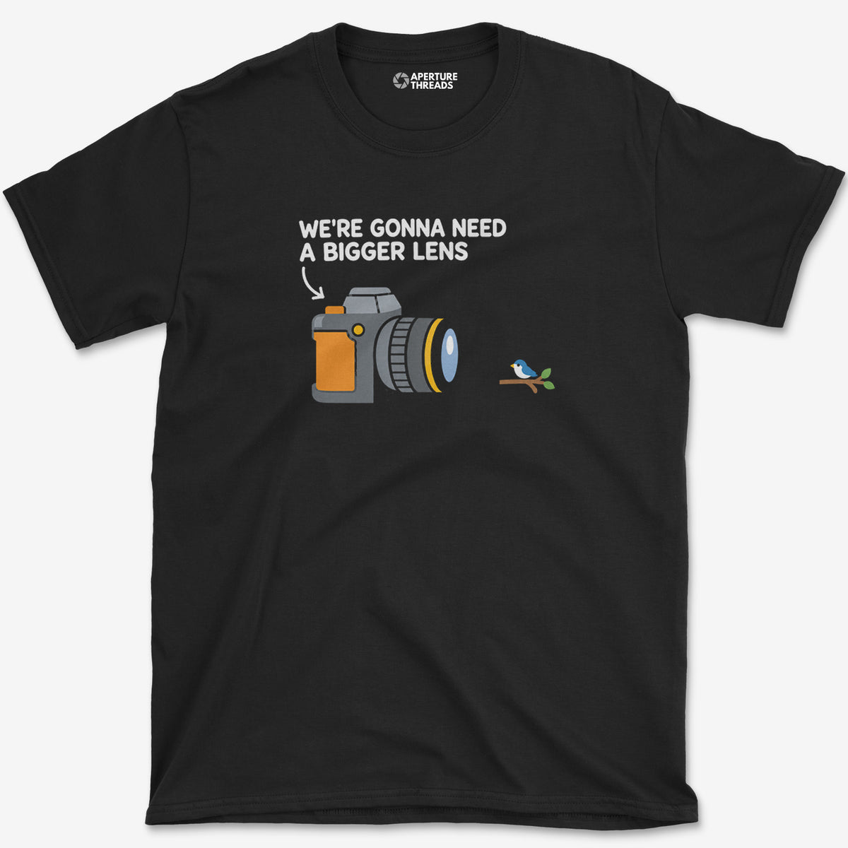 Bigger Lens T-Shirt — black
