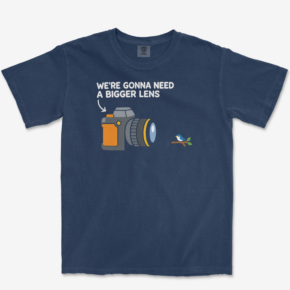 Bigger Lens Tee — true navy