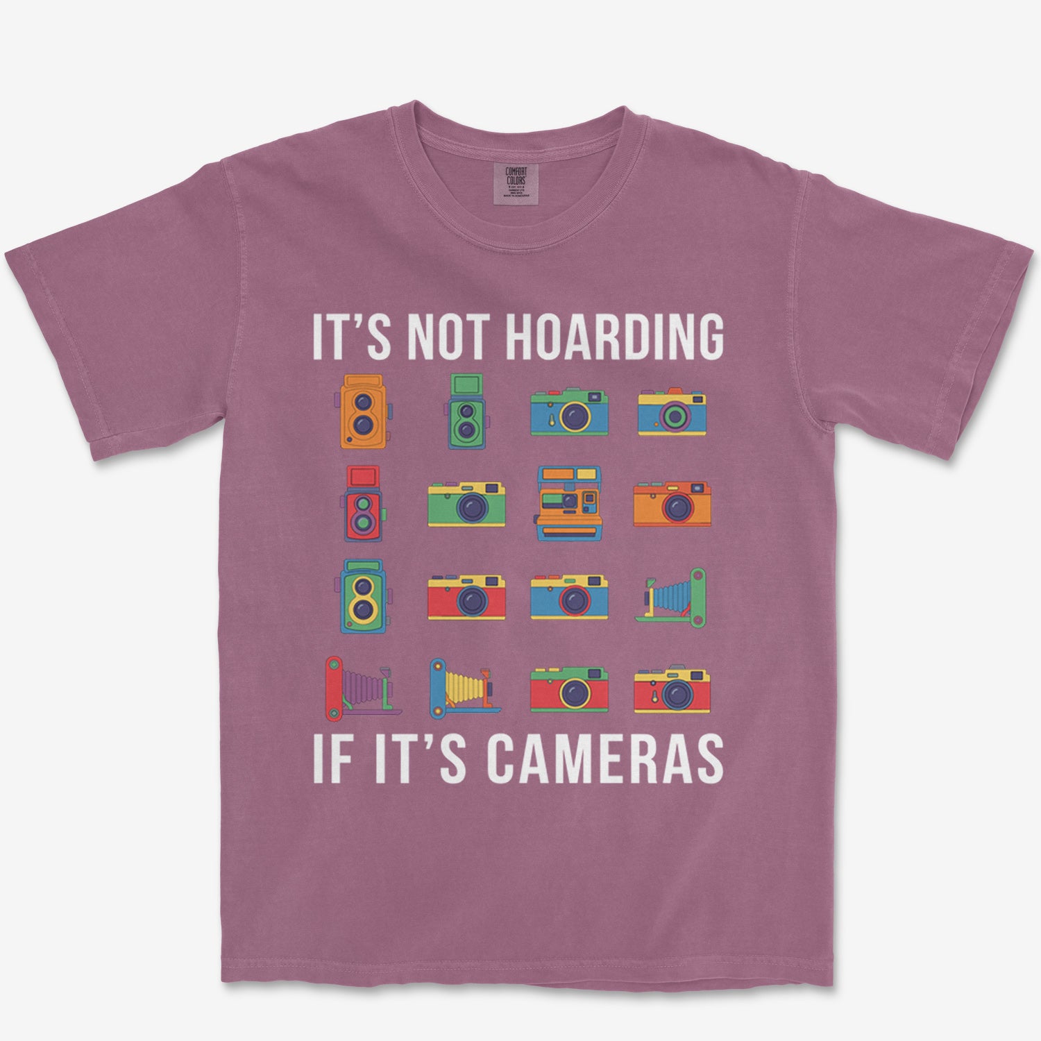 Cameras Hoarding Heavyweight Tee