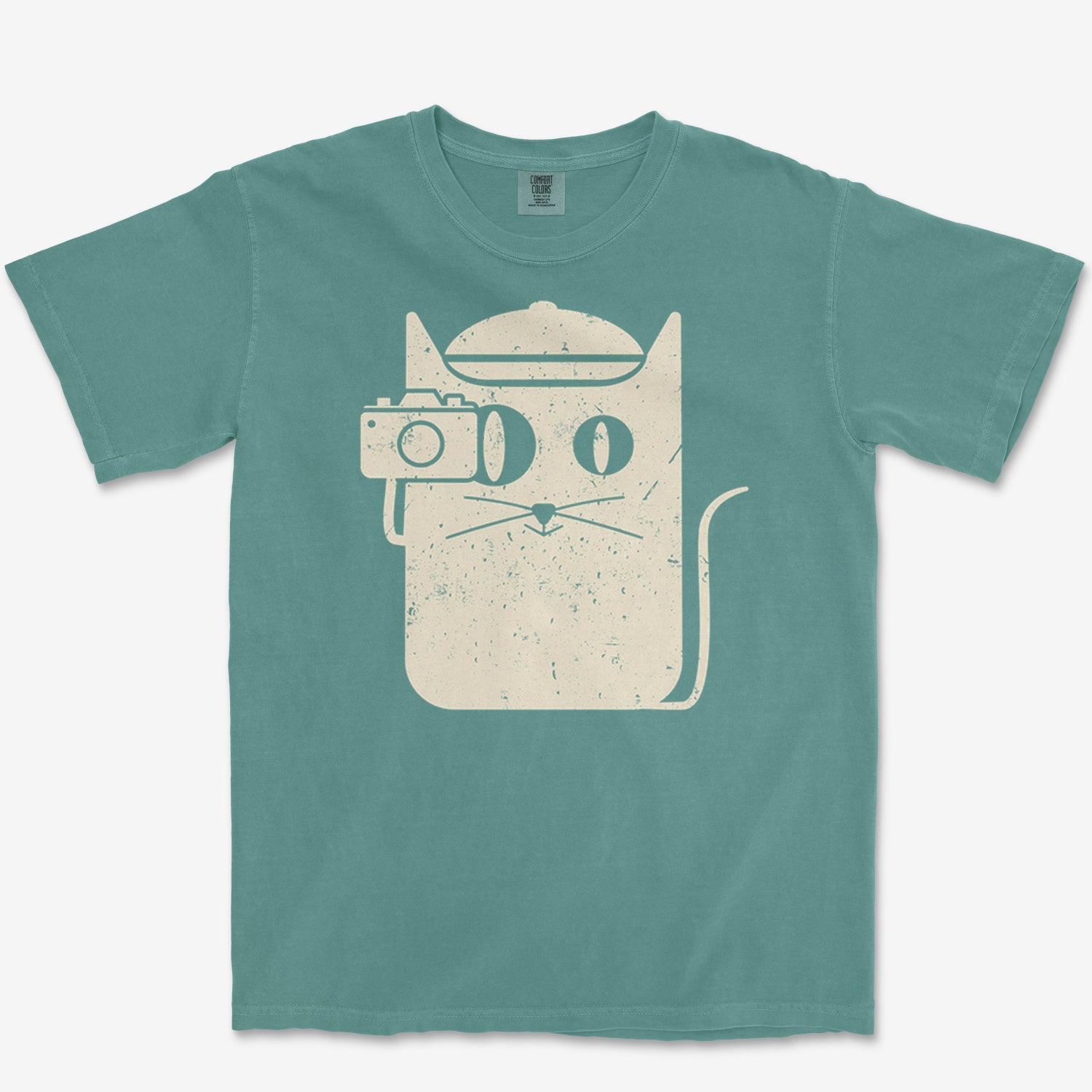 Cat Camera Heavyweight Tee