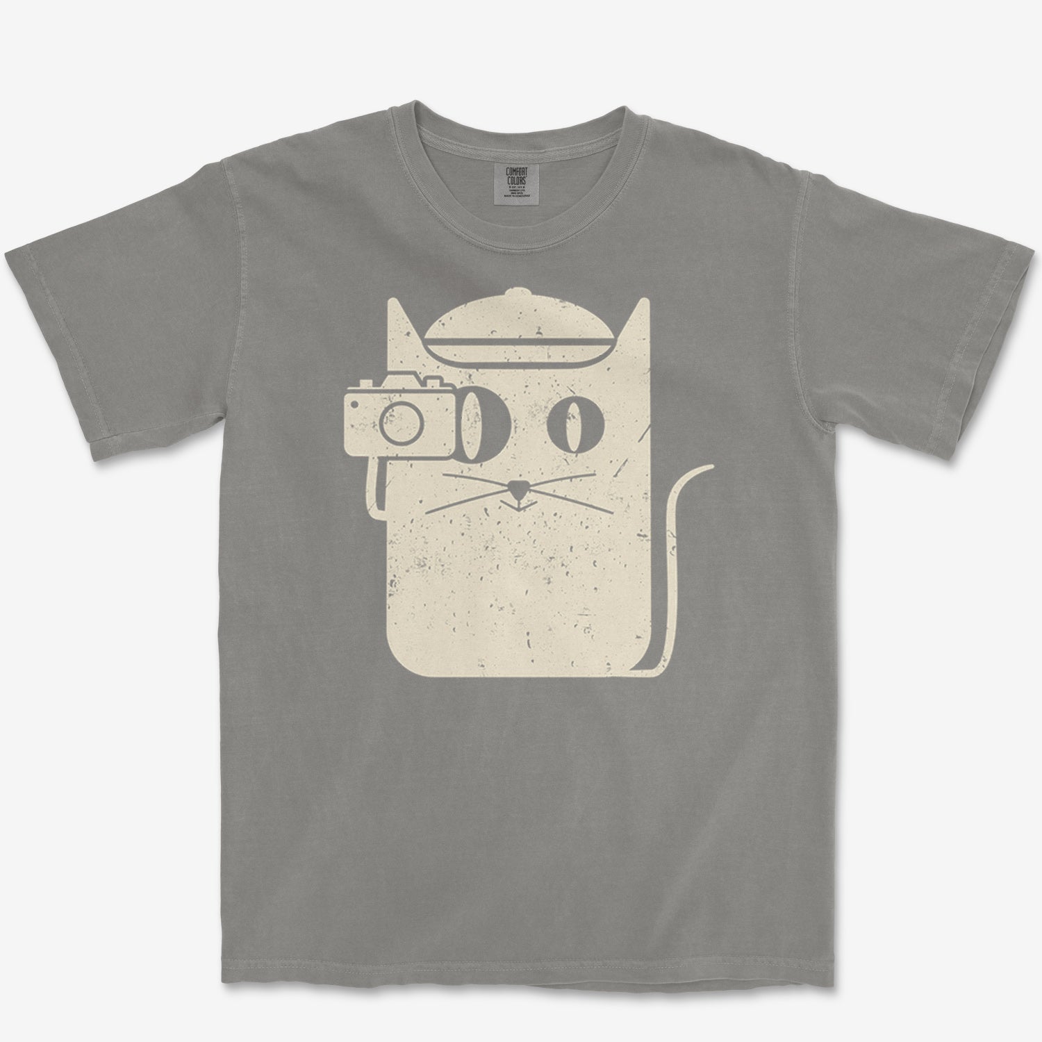 Cat Camera Heavyweight Tee