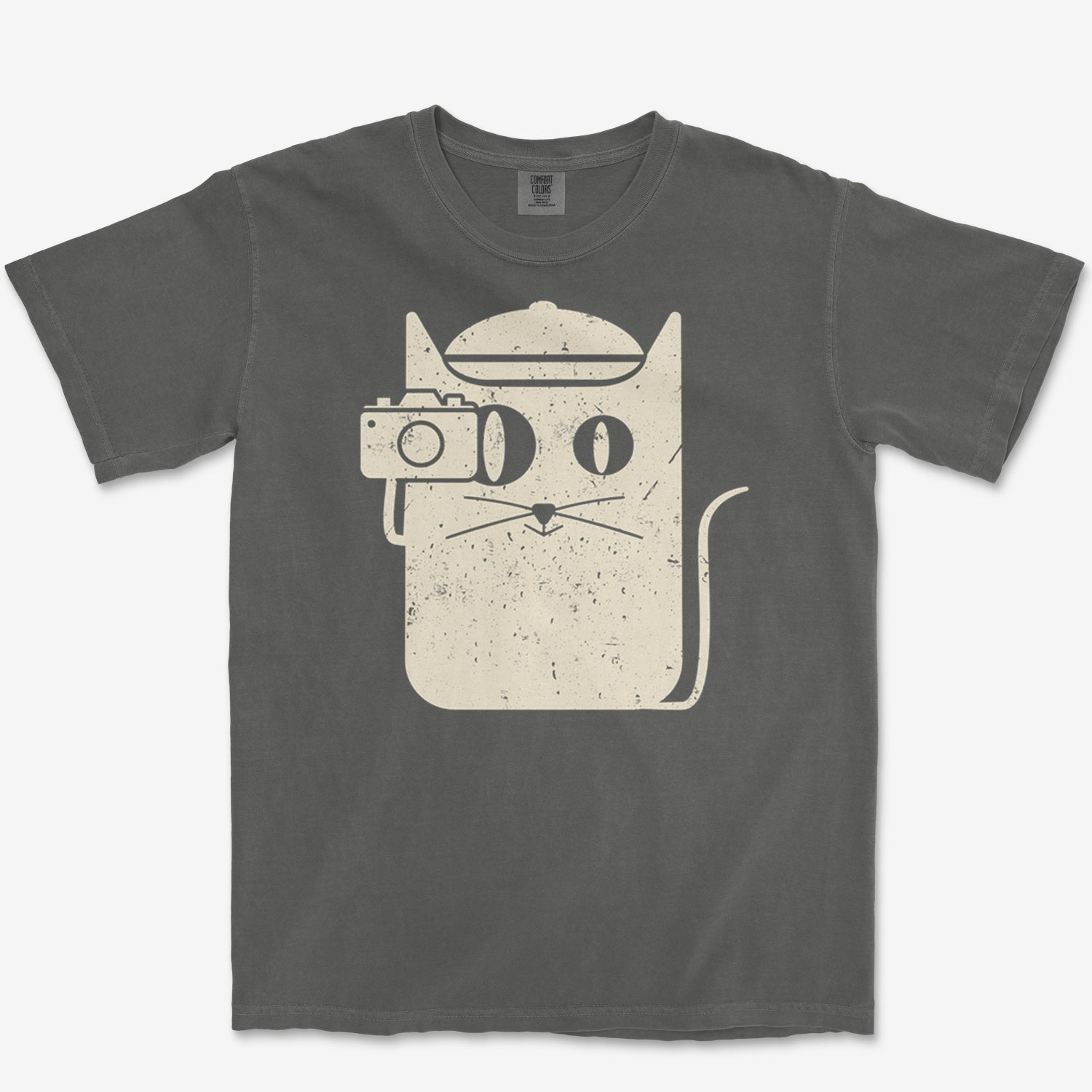 Cat Camera Heavyweight Tee