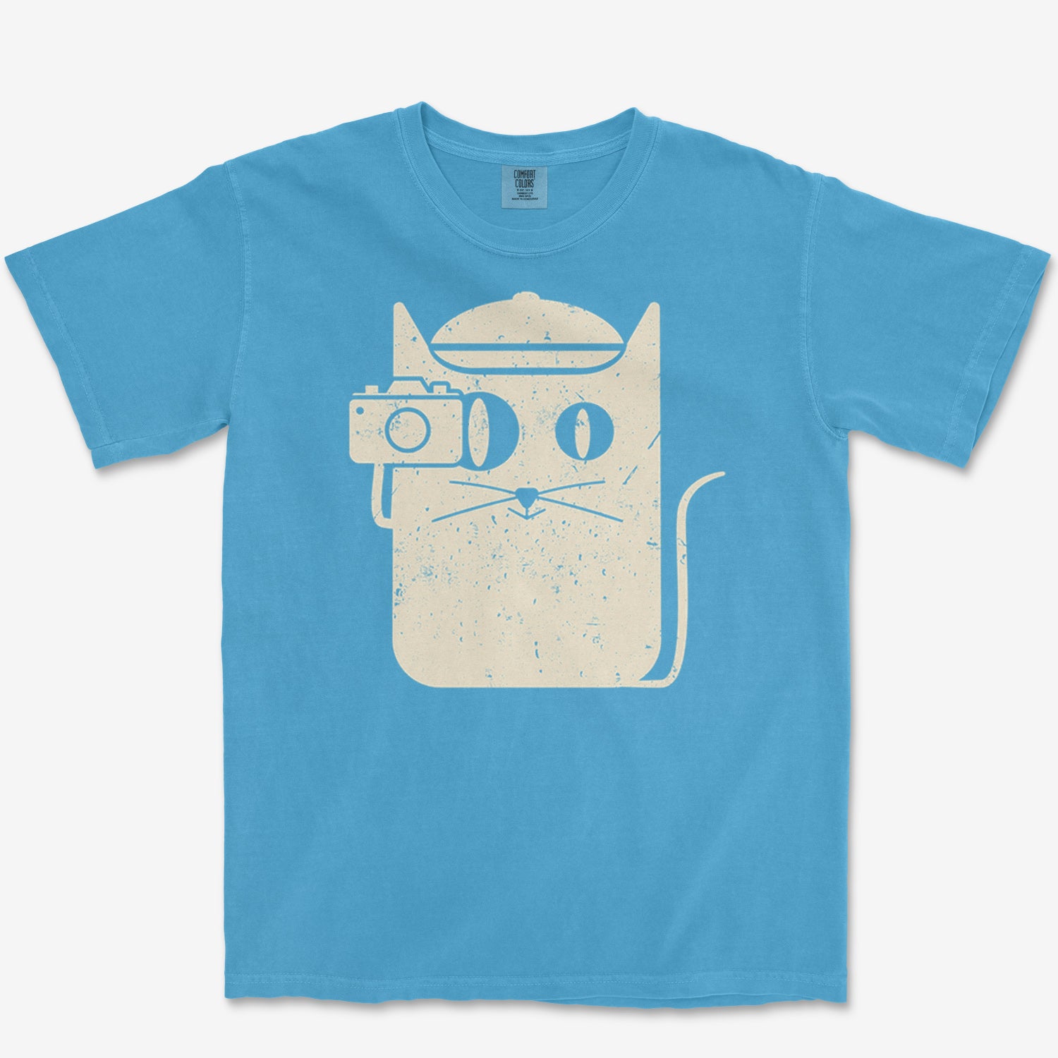 Cat Camera Heavyweight Tee