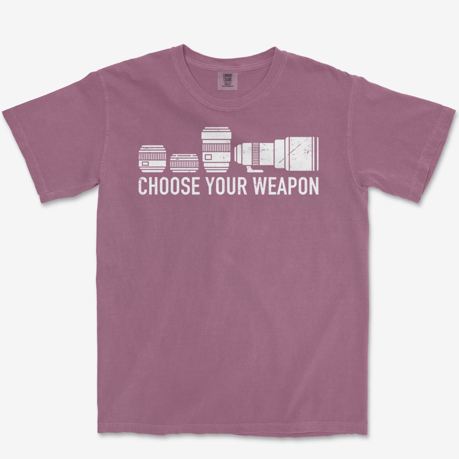Choose Your Weapon Heavyweight Tee