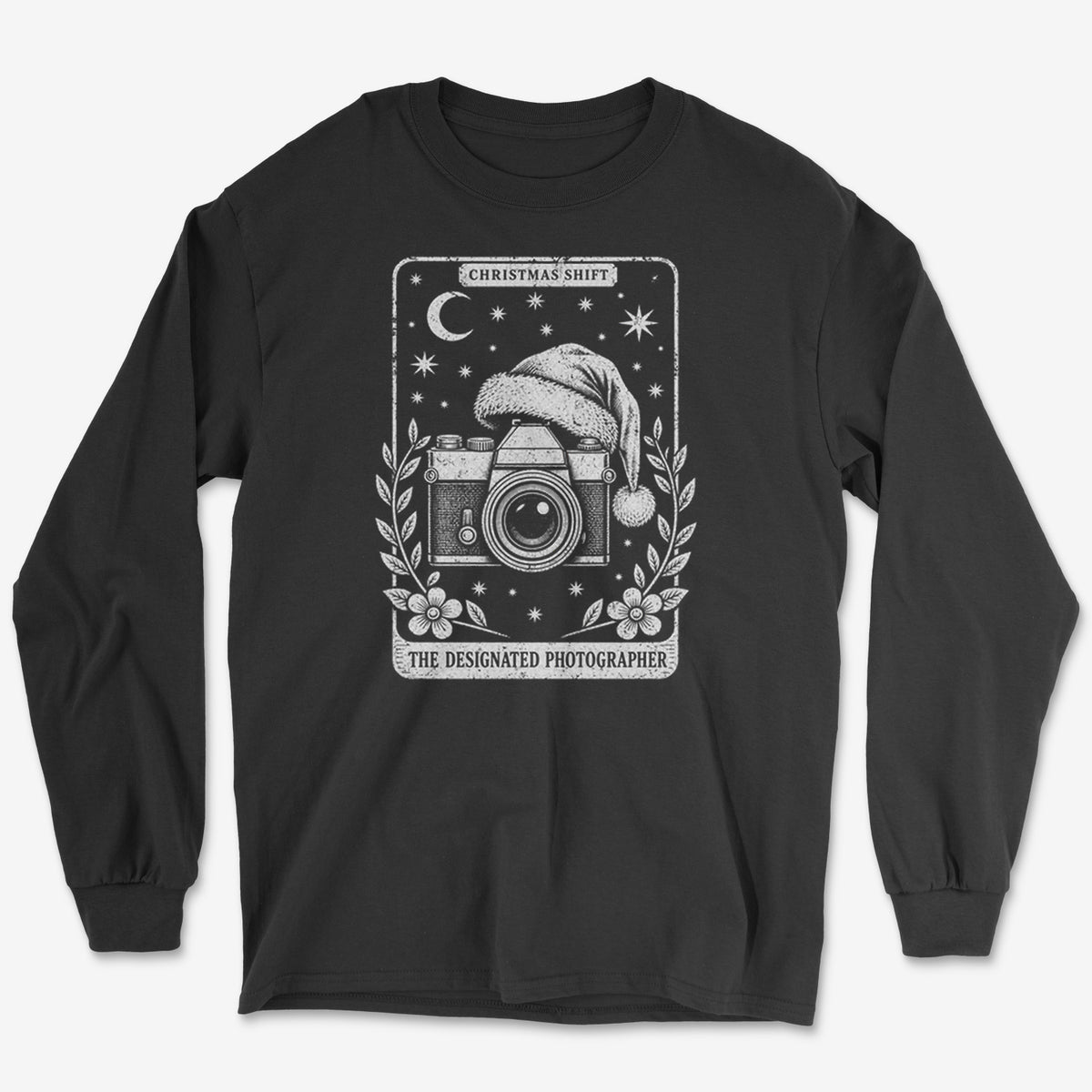 Christmas Shift Tarot Long Sleeve Tee