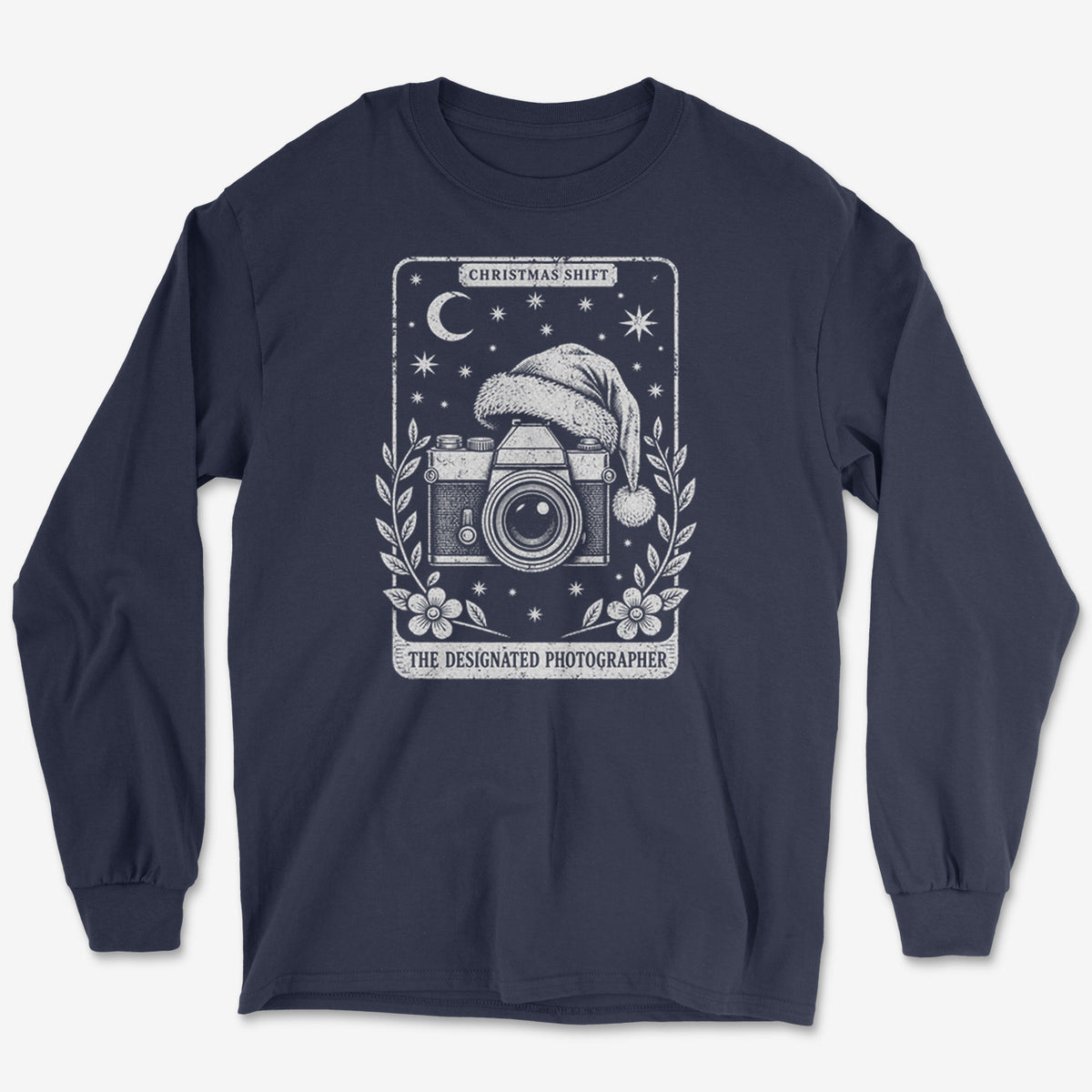 Christmas Shift Tarot Long Sleeve Tee
