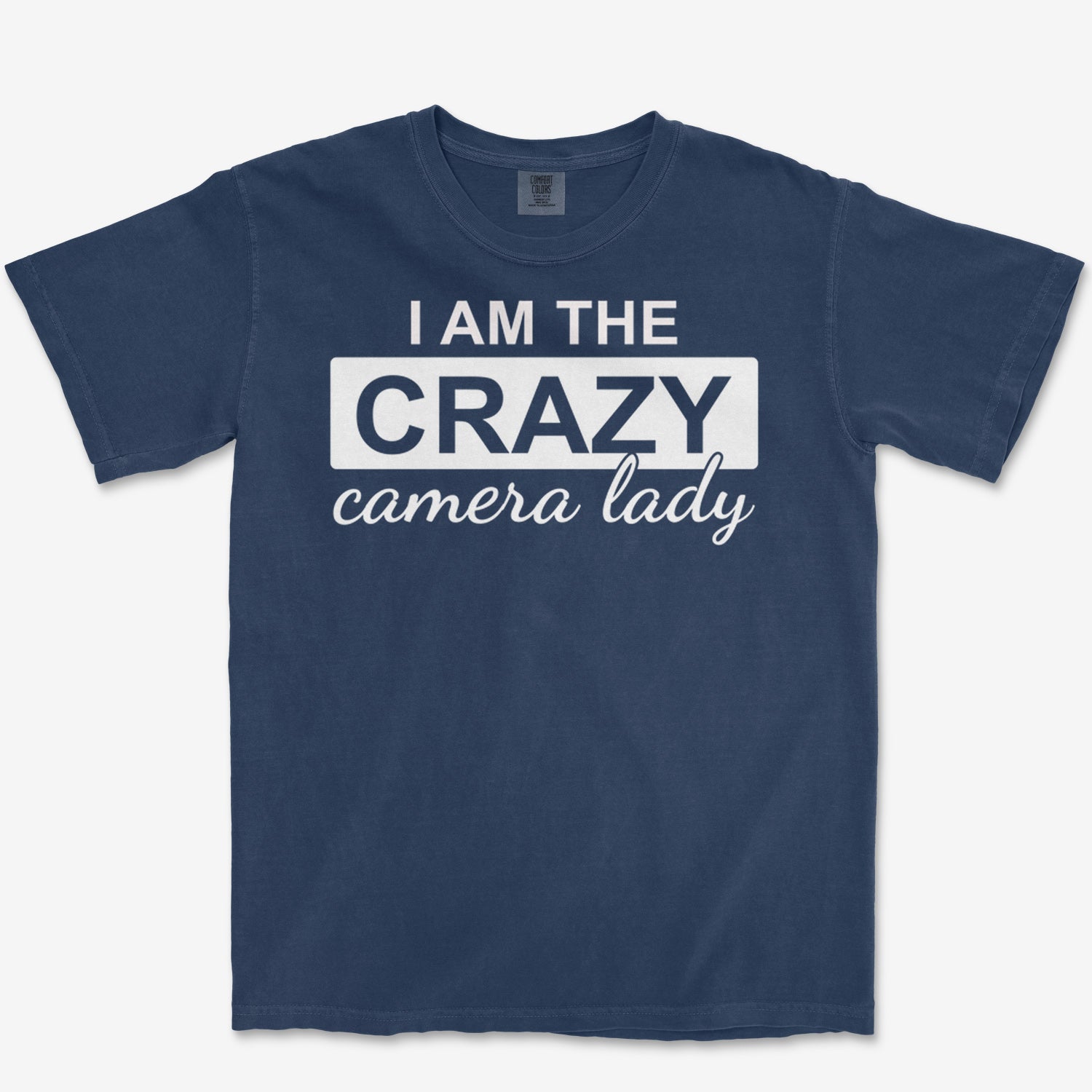 Crazy Camera Lady Heavyweight Tee