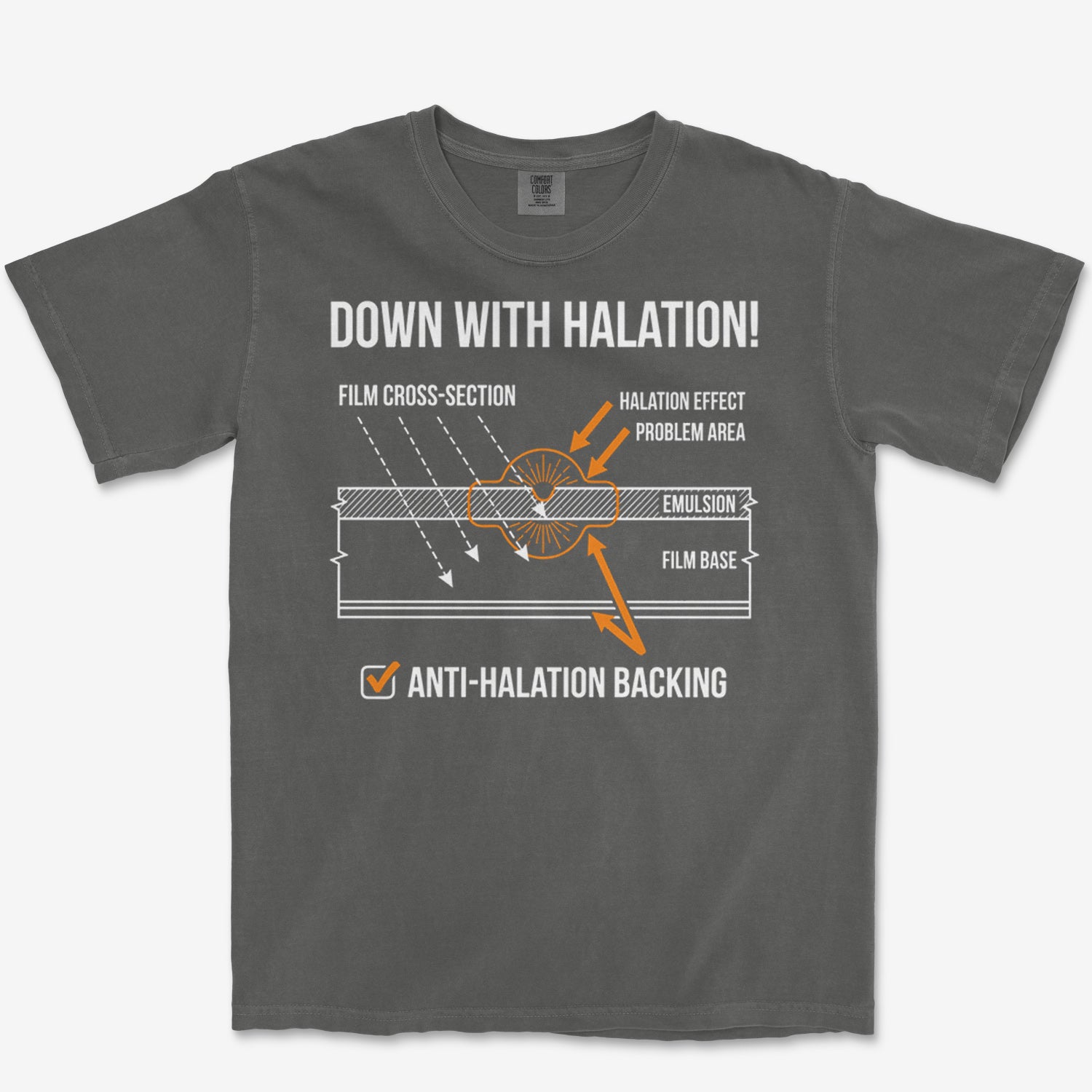 Down With Halation Heavyweight Tee