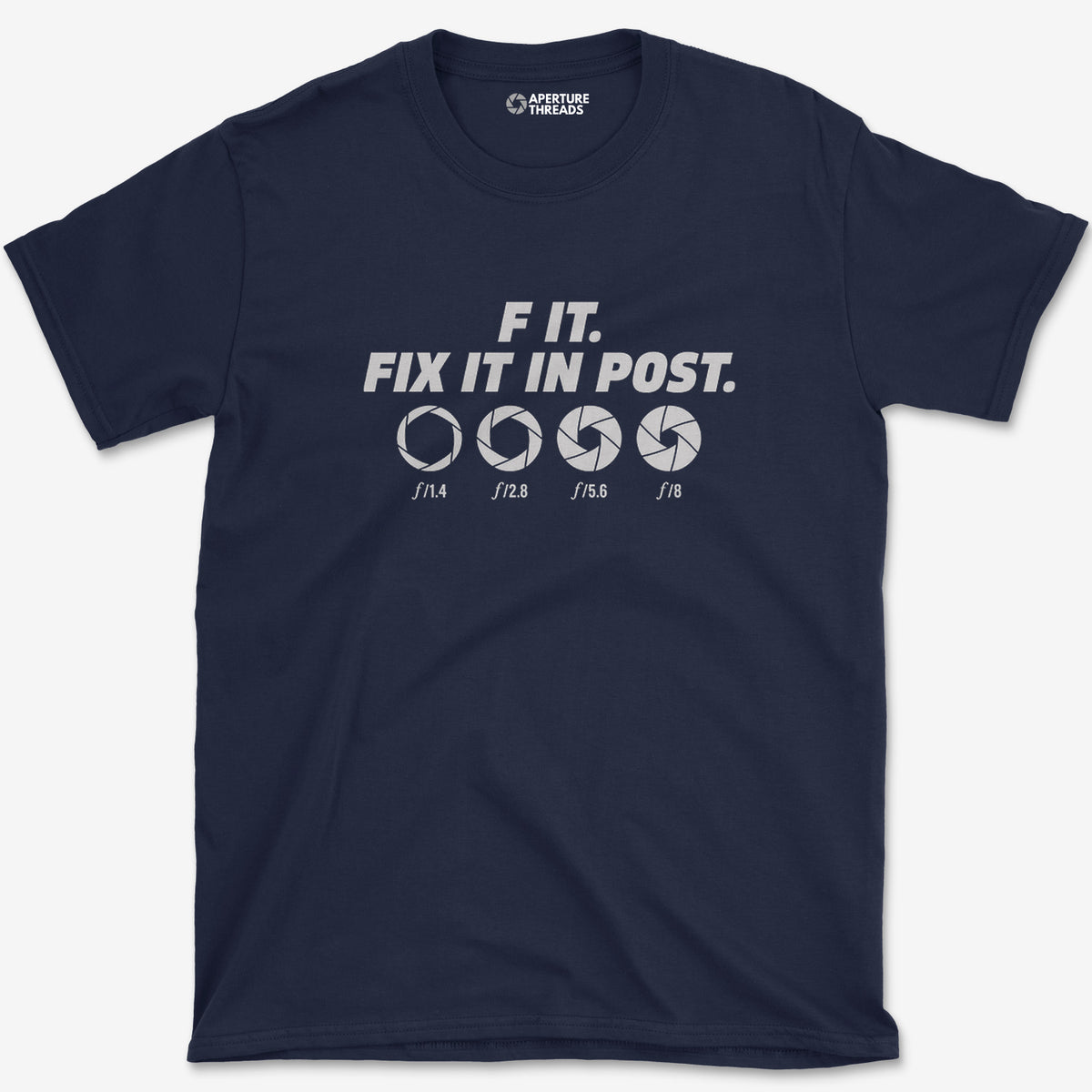 Edit Will Fix It T-Shirt — navy