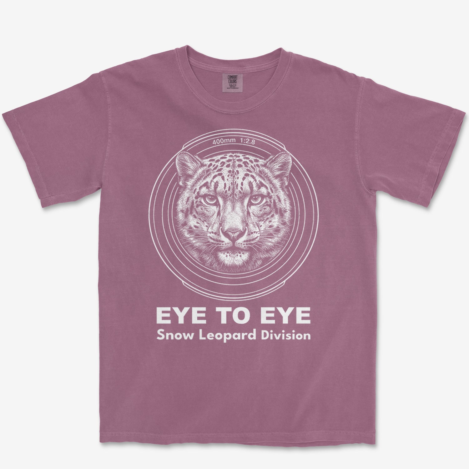 Eye to Eye Snow Leopard Heavyweight Tee