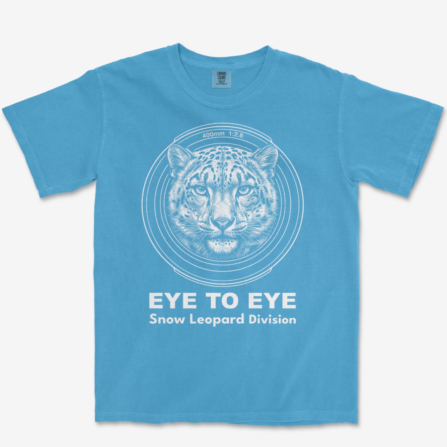 Eye to Eye Snow Leopard Heavyweight Tee