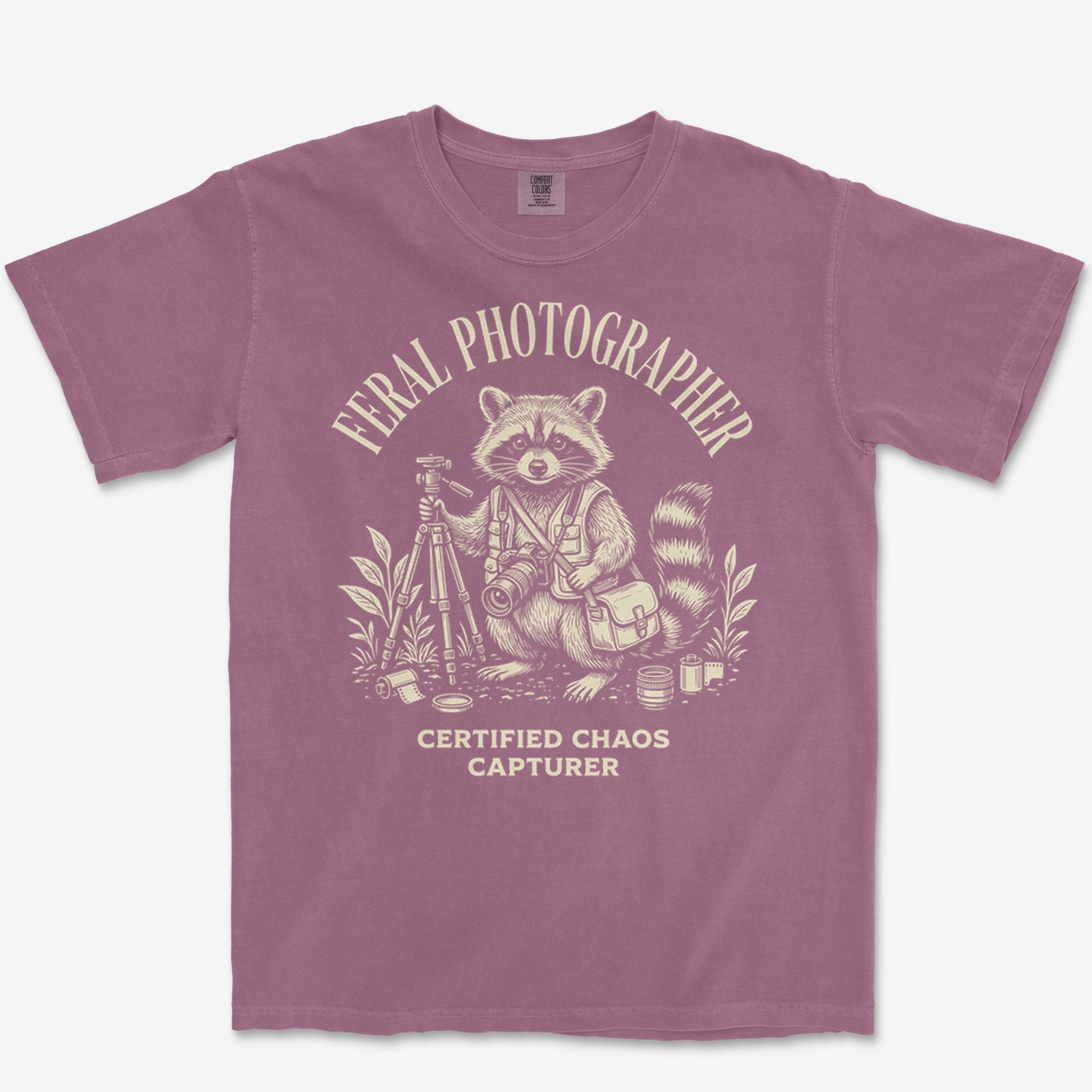Feral Photographer Heavyweight Tee