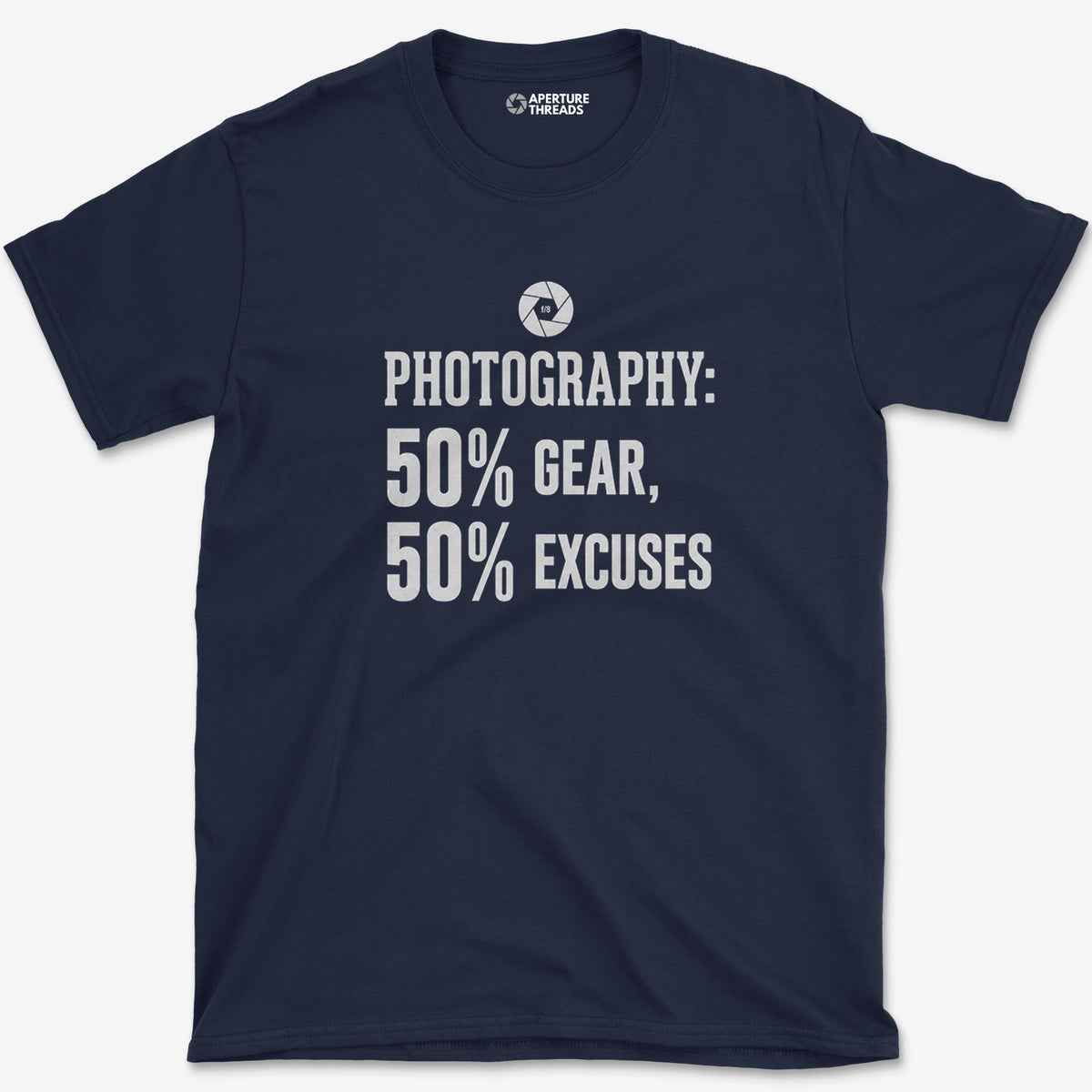 Fifty Percent Gear T-Shirt — navy