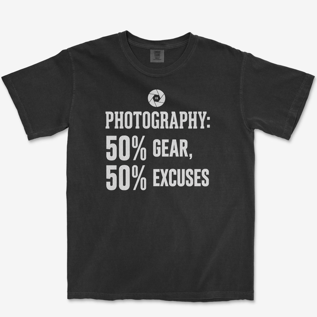 Fifty Percent Gear Tee — black