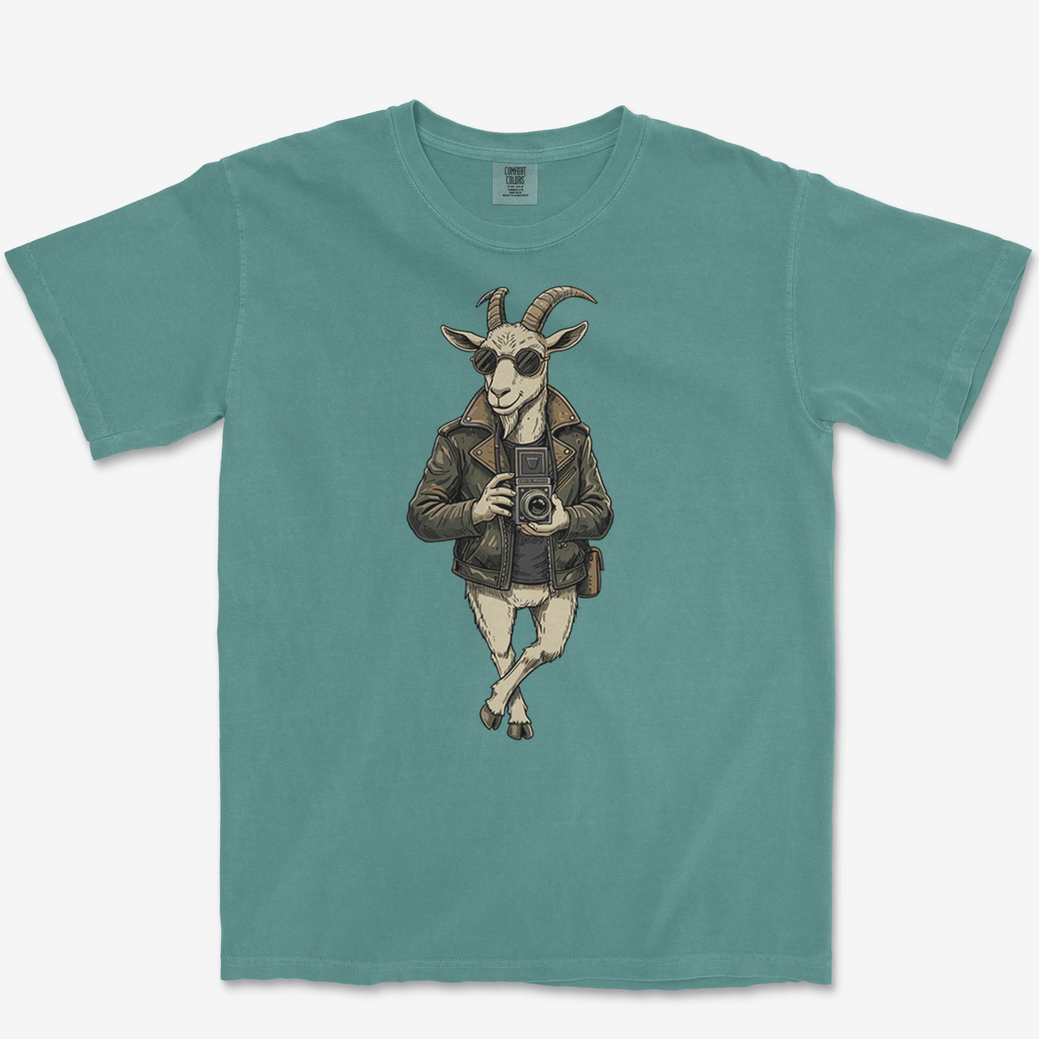 Goat Photographer Heavyweight Tee