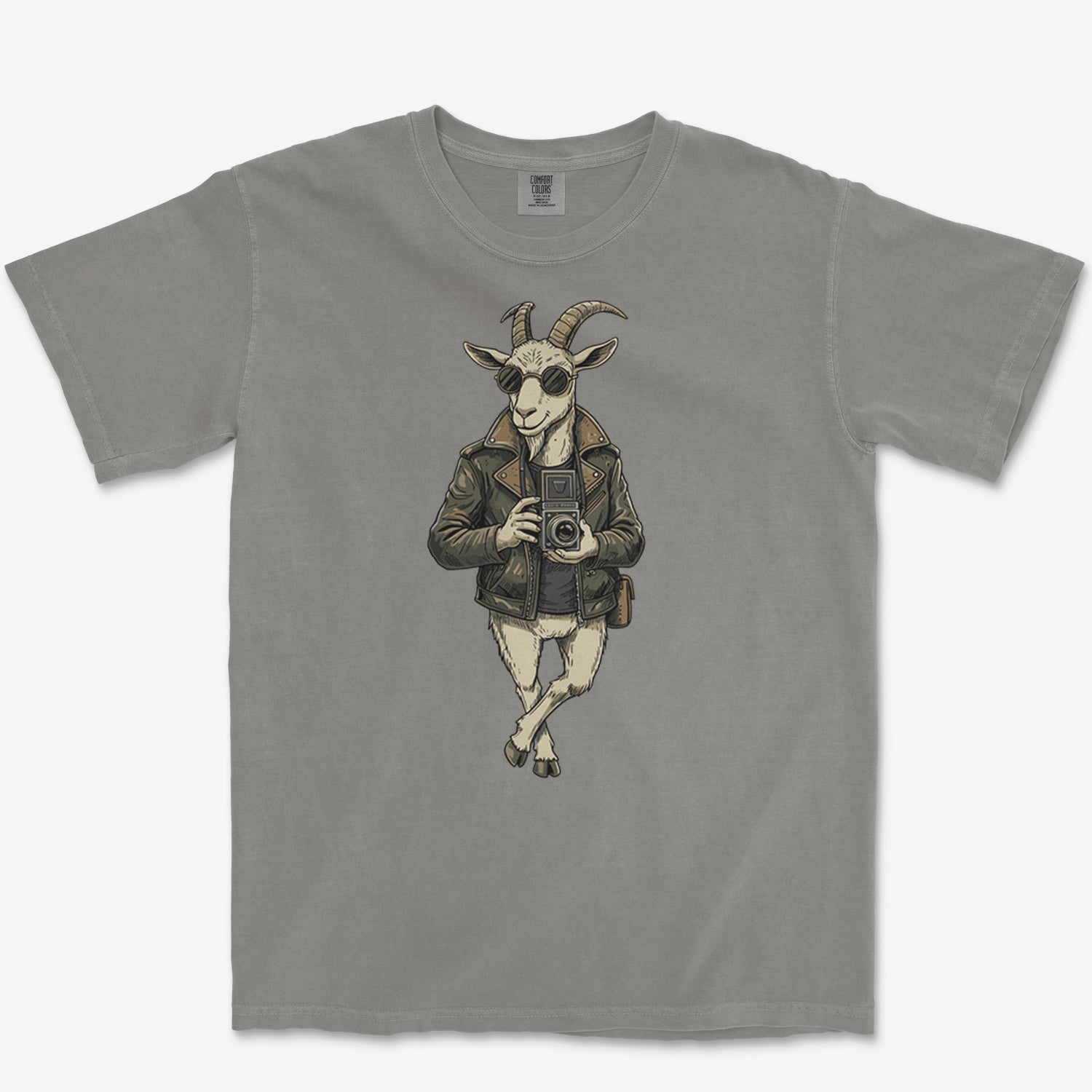 Goat Photographer Heavyweight Tee