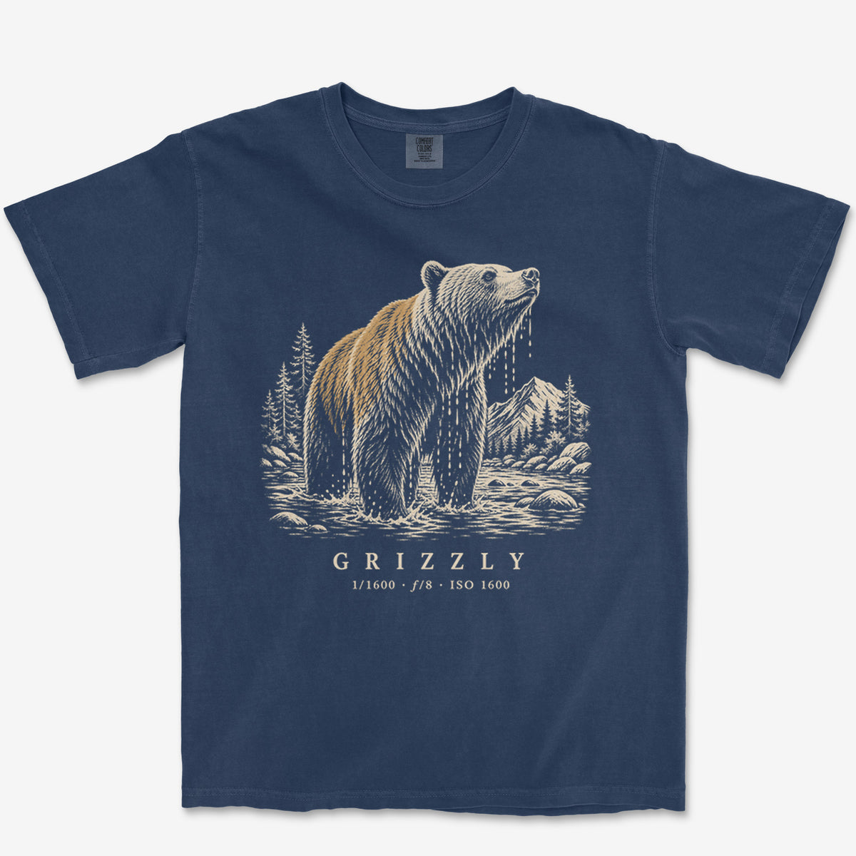 Grizzly Plate Heavyweight Tee