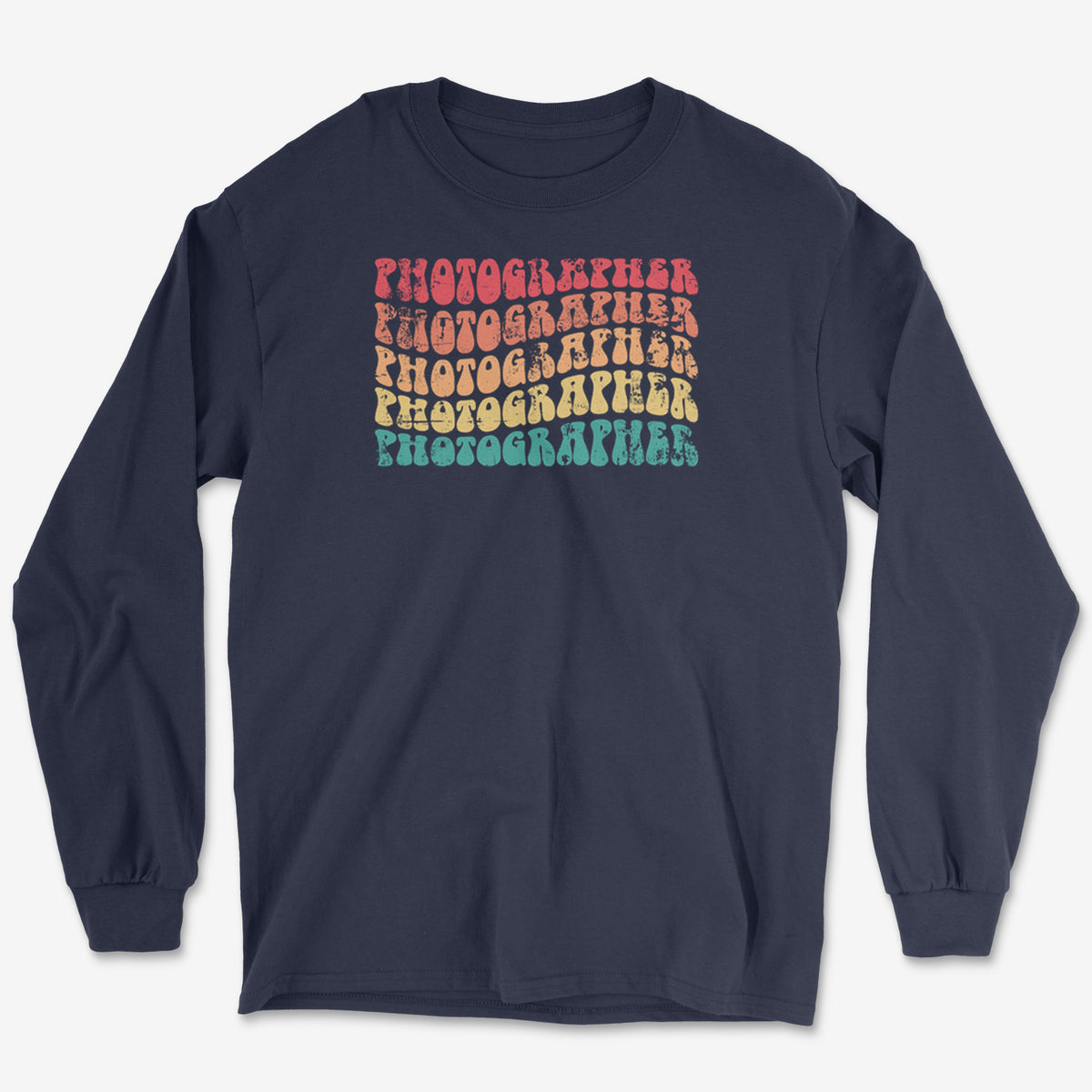Groovy Photographer Long Sleeve Tee