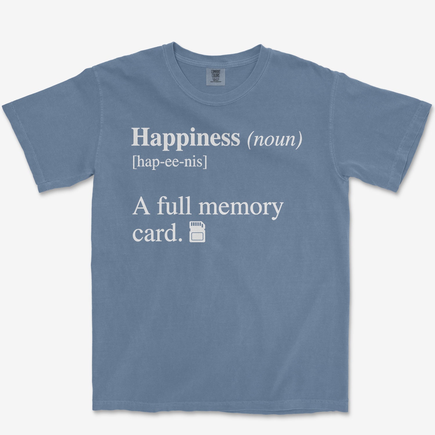 Happiness Card Heavyweight Tee