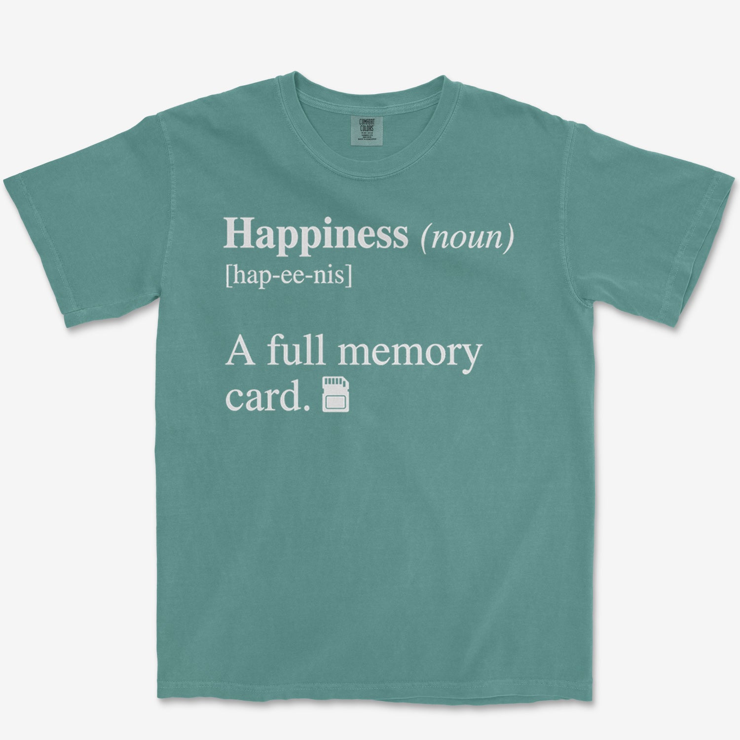 Happiness Card Heavyweight Tee