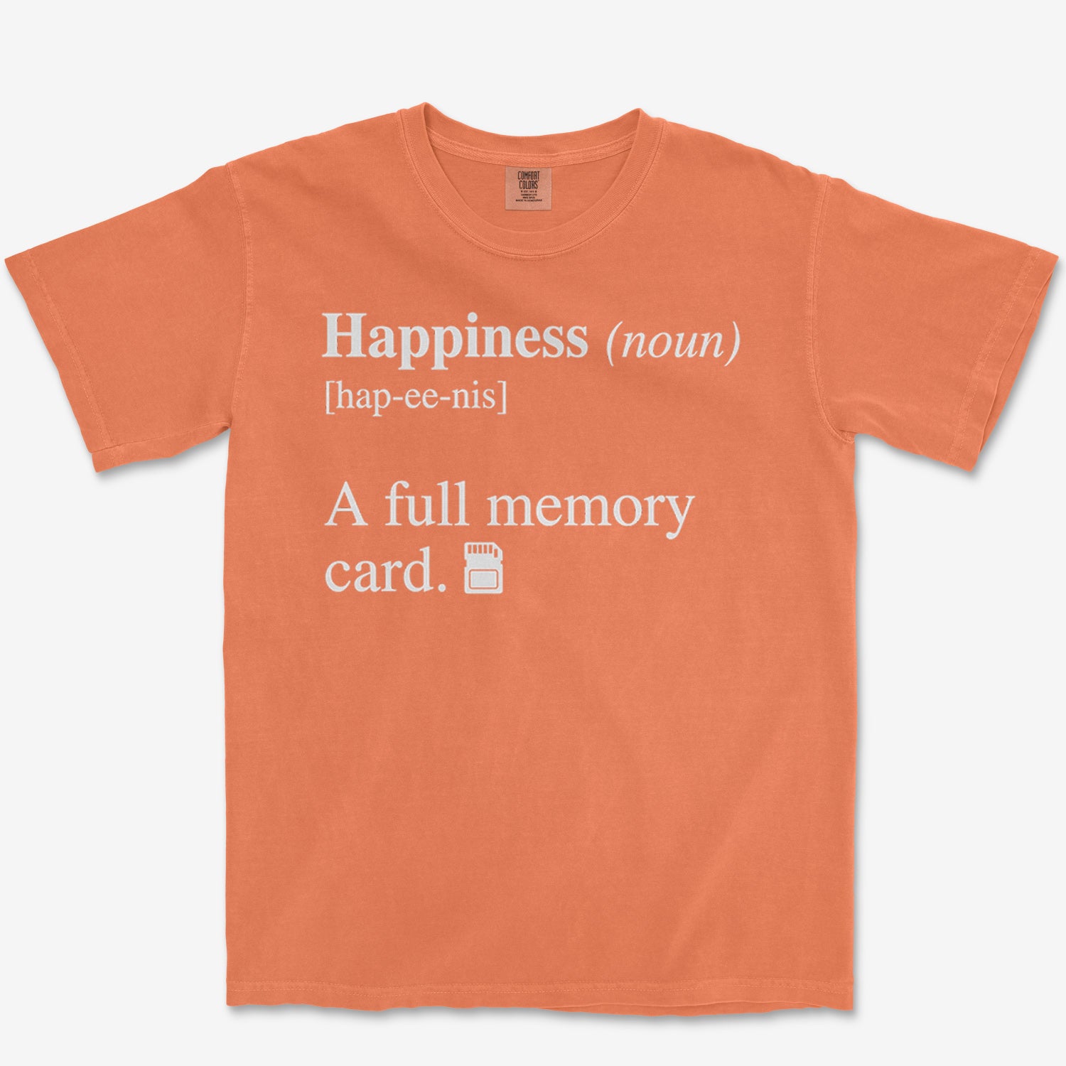 Happiness Card Heavyweight Tee