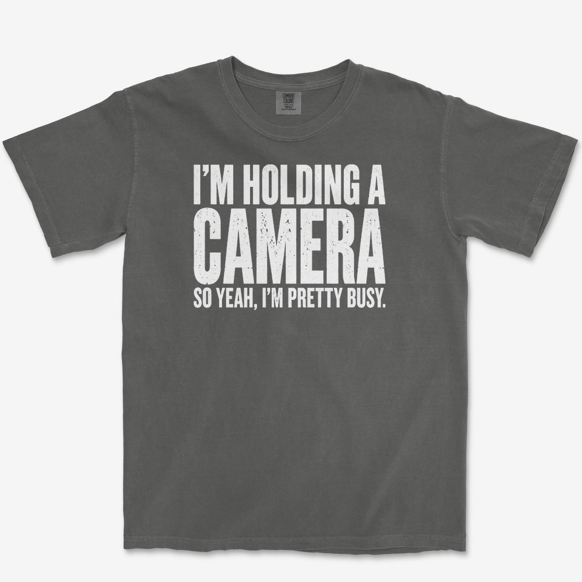 Holding A Camera Tee — pepper