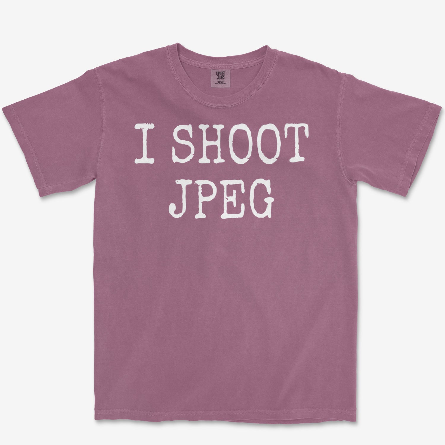 I Shoot JPEG Heavyweight Tee